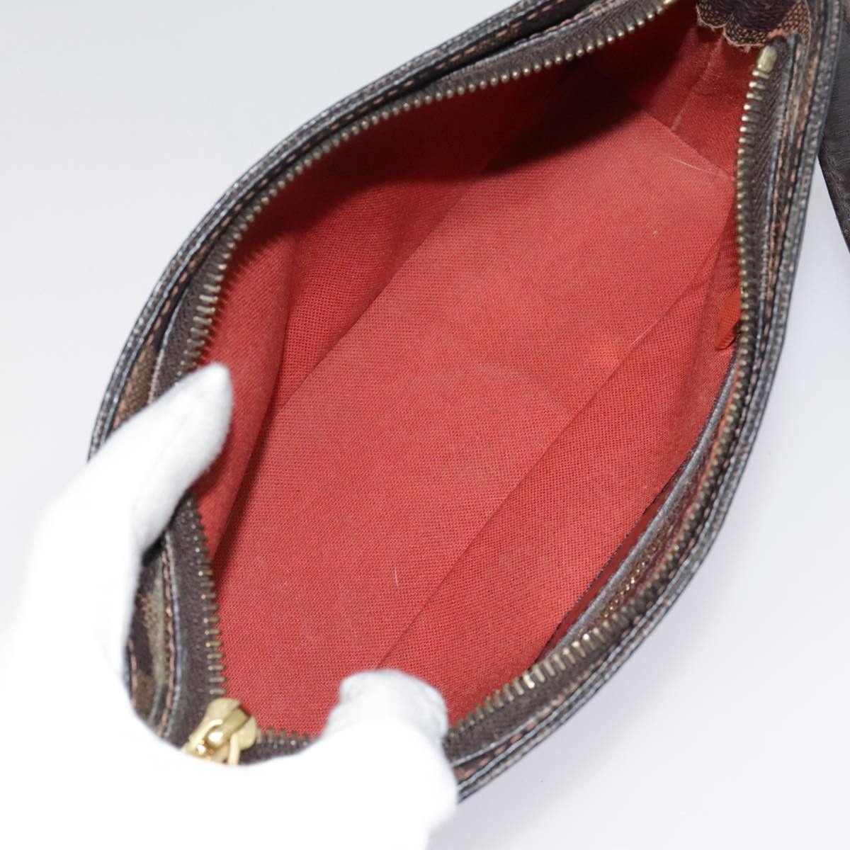 Louis Vuitton Trotteur Brown Canvas Shoulder Bag (Pre-Owned) Size ONE SIZE - 11 Thumbnail