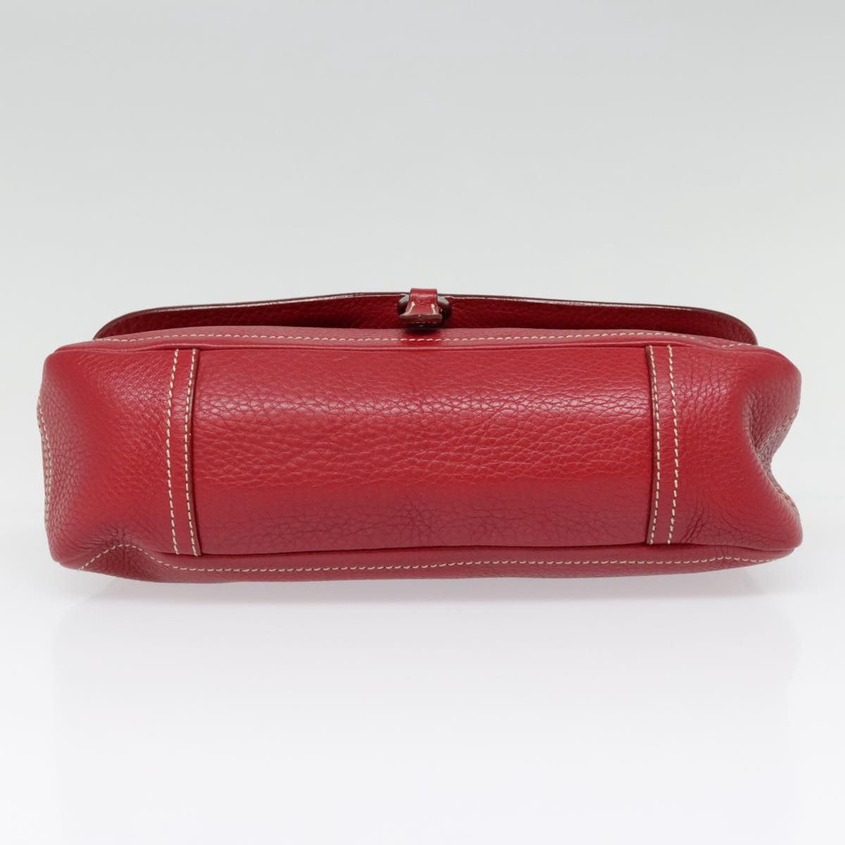 Prada Red Leather Shoulder Bag (Pre-Owned) Size ONE SIZE - 8 Thumbnail