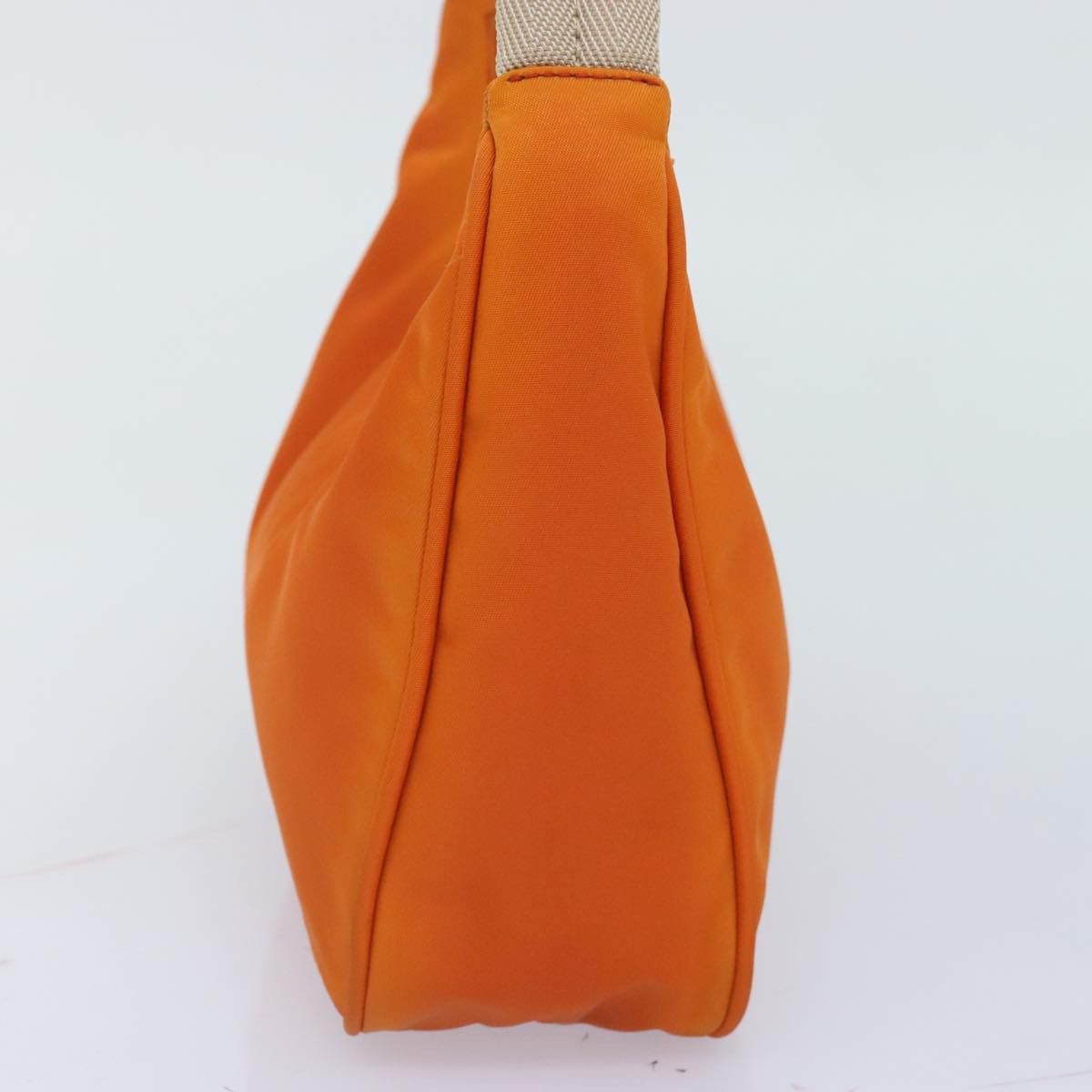 Prada Tessuto Orange Synthetic Handbag (Pre-Owned) Size ONE SIZE - 3 Thumbnail