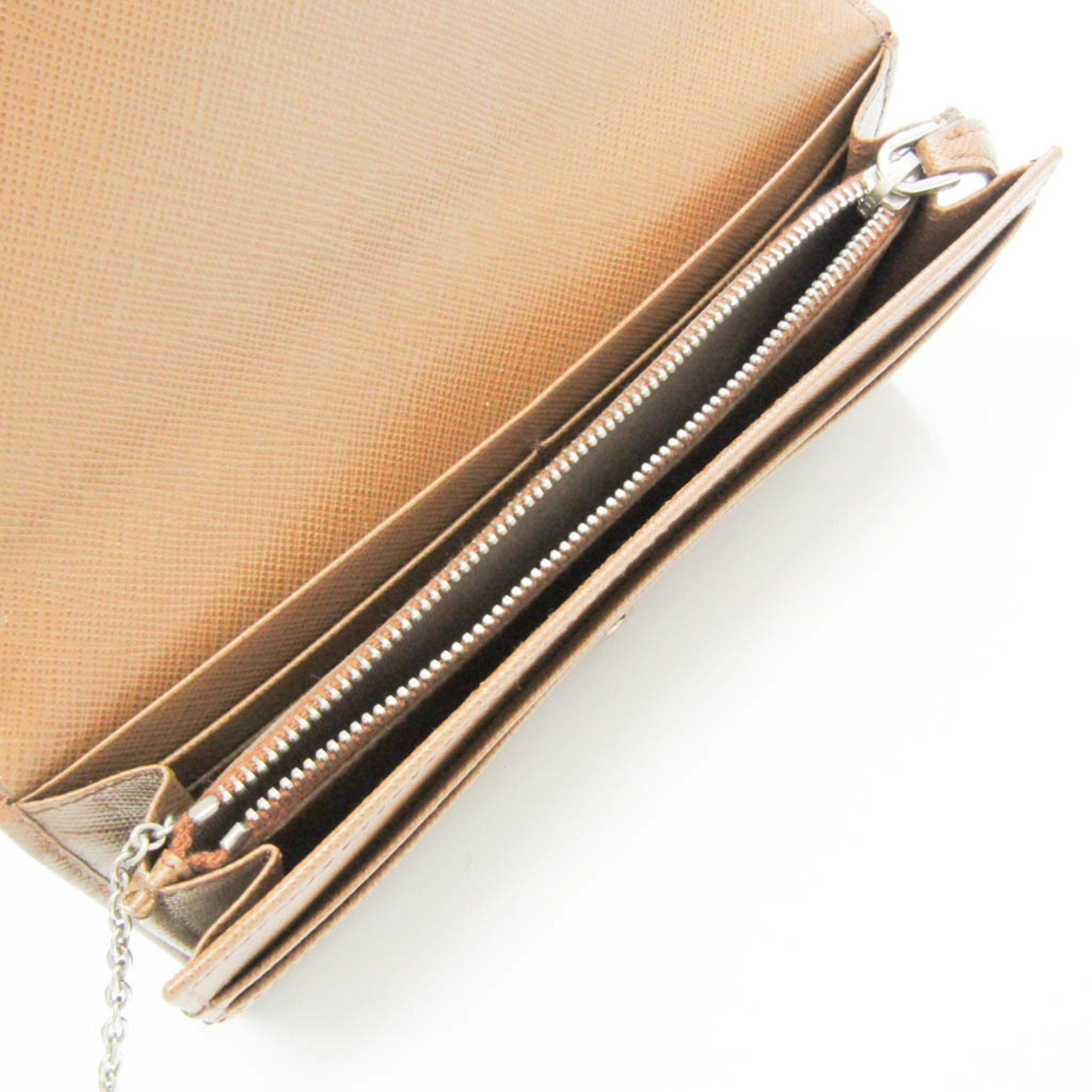 Prada Camel Leather Wallet (Pre-Owned) Size ONE SIZE - 3 Thumbnail