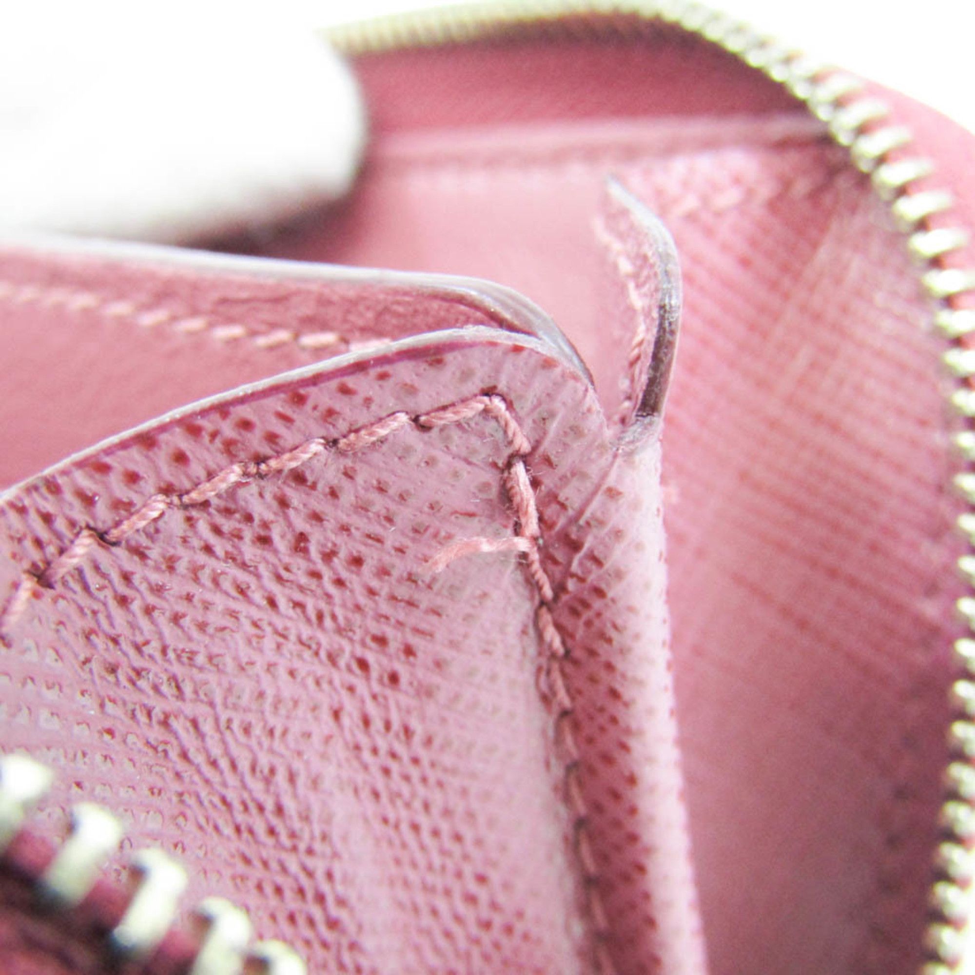 Salvatore Ferragamo Vara Pink Leather Wallet (Pre-Owned) Size ONE SIZE - 8 Thumbnail