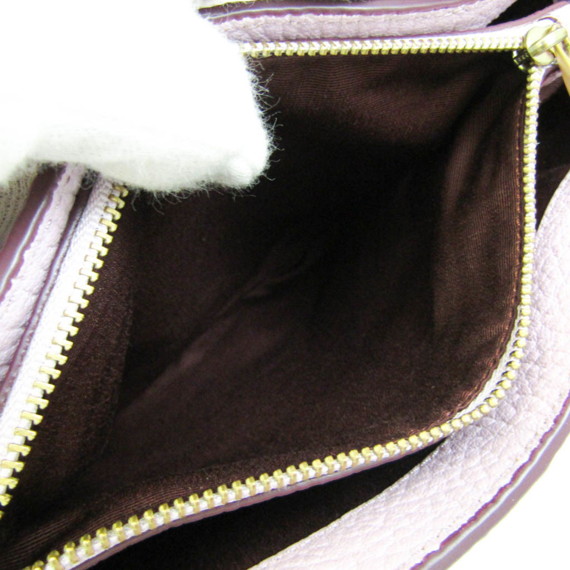 Marc Jacobs Mini T Purple Leather Shoulder Bag (Pre-Owned) Size ONE SIZE - 11 Thumbnail