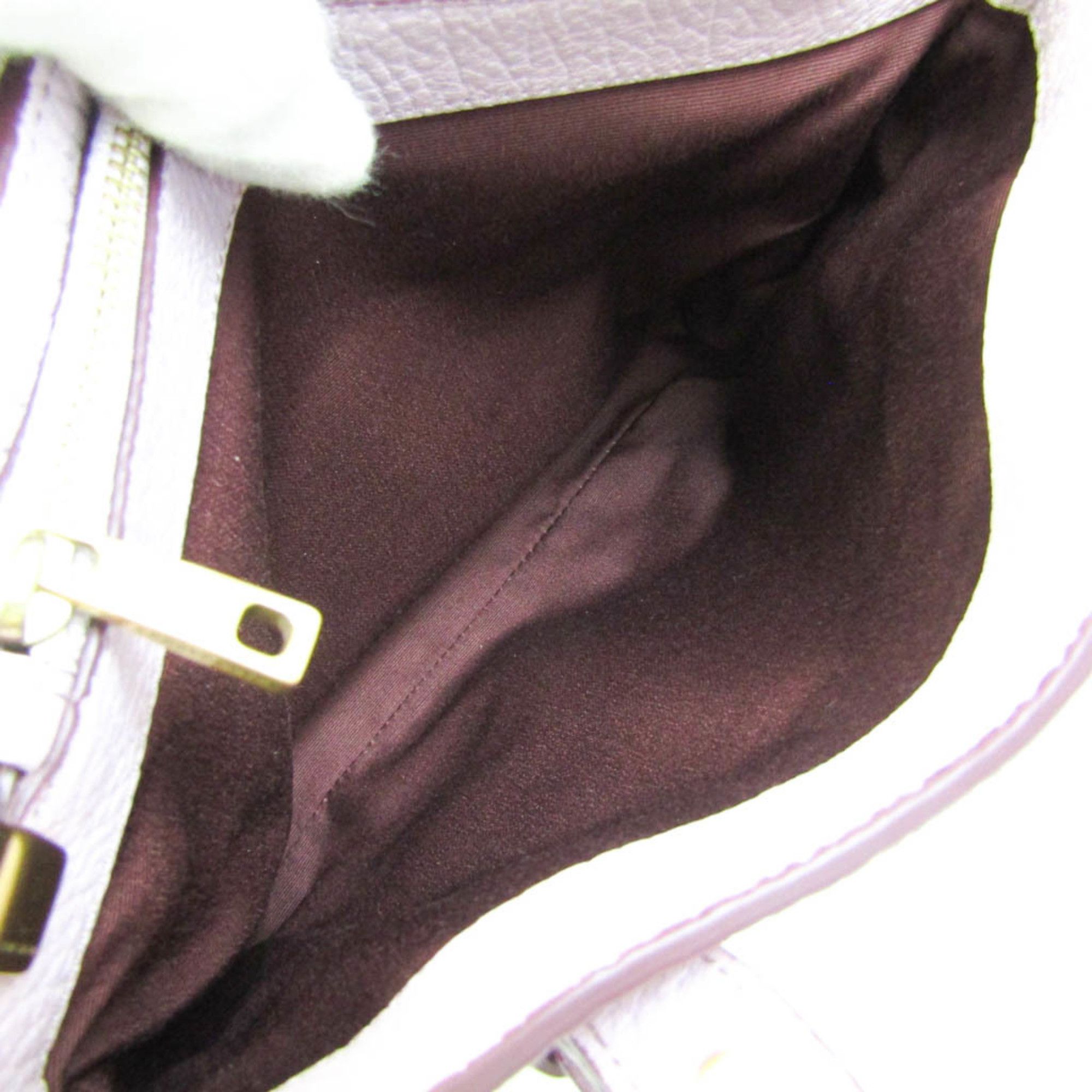 Marc Jacobs Mini T Purple Leather Shoulder Bag (Pre-Owned) Size ONE SIZE - 9 Thumbnail
