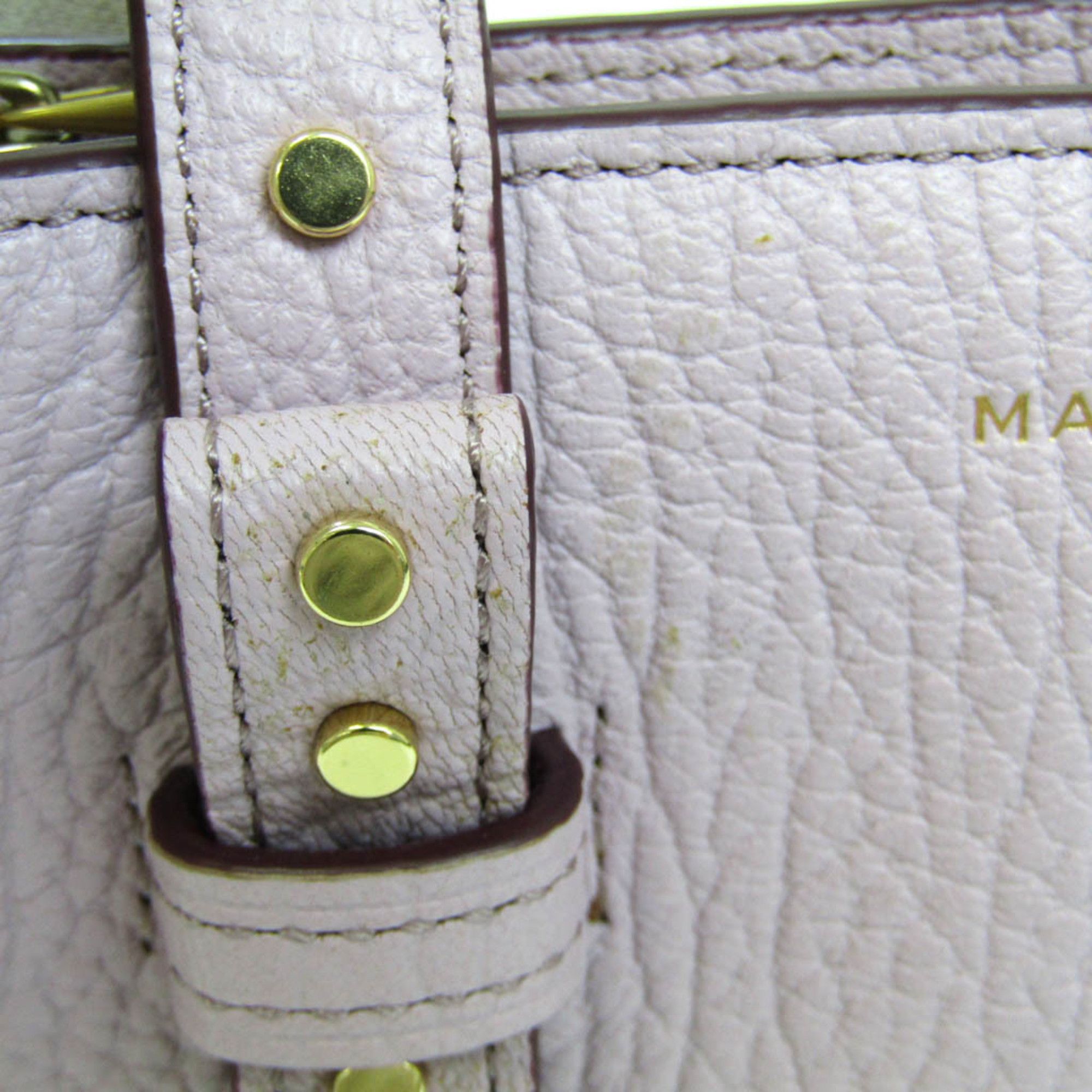 Marc Jacobs Mini T Purple Leather Shoulder Bag (Pre-Owned) Size ONE SIZE - 8 Thumbnail