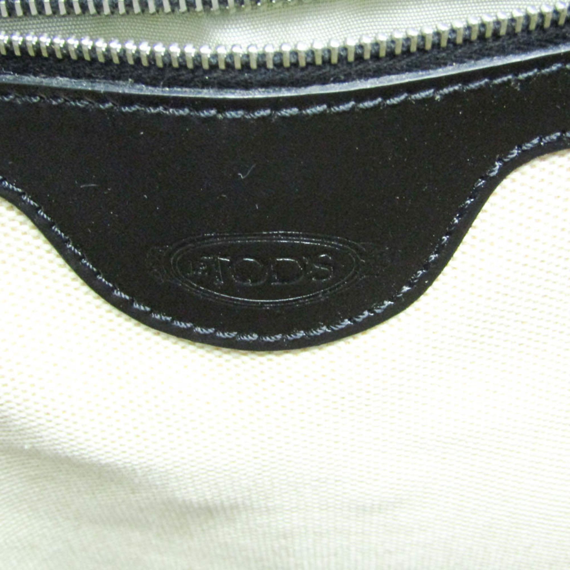 Tod's Black Leather Tote Bag (Pre-Owned) Size ONE SIZE - 4 Thumbnail