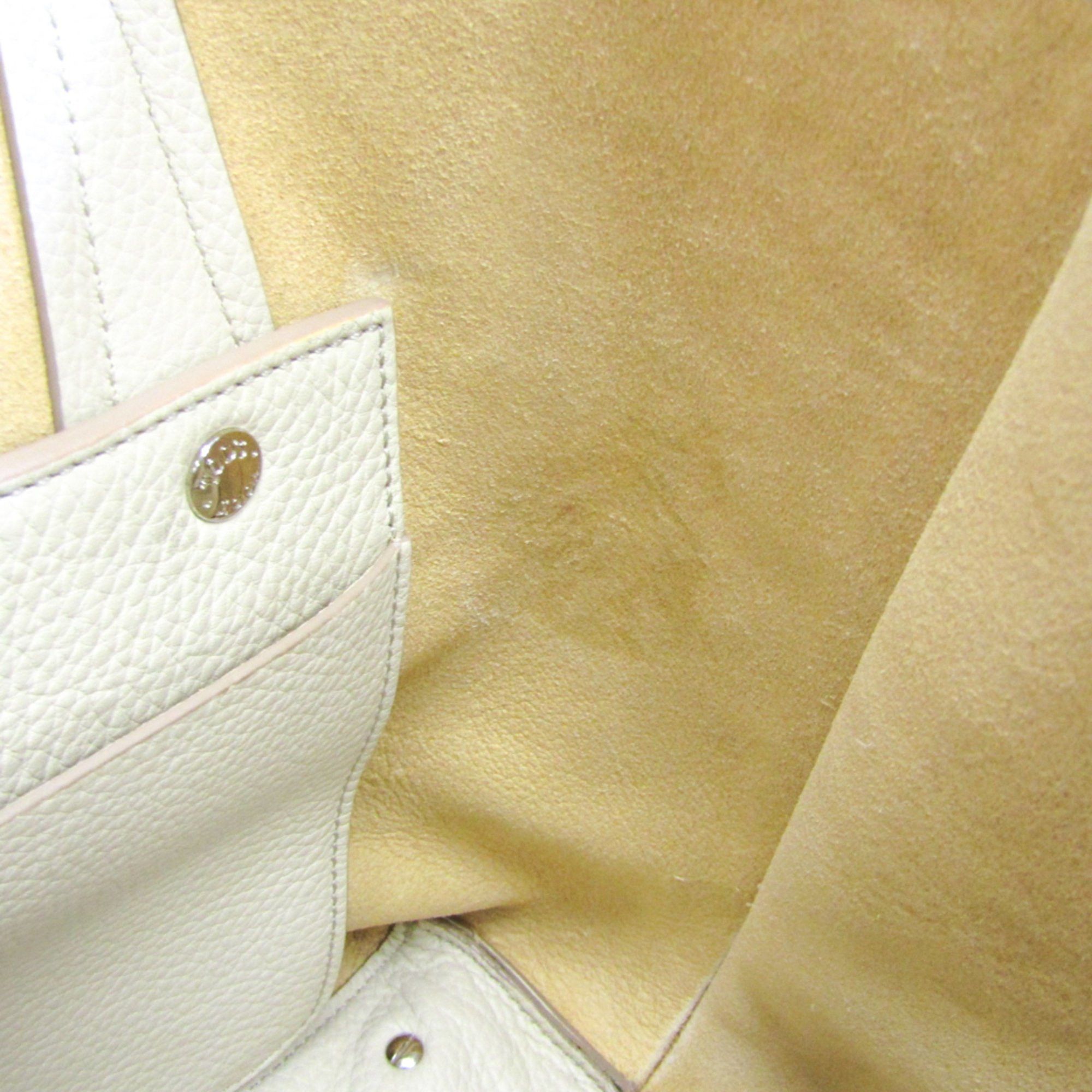 Tod's Joy Beige Leather Tote Bag (Pre-Owned) Size ONE SIZE - 11 Thumbnail