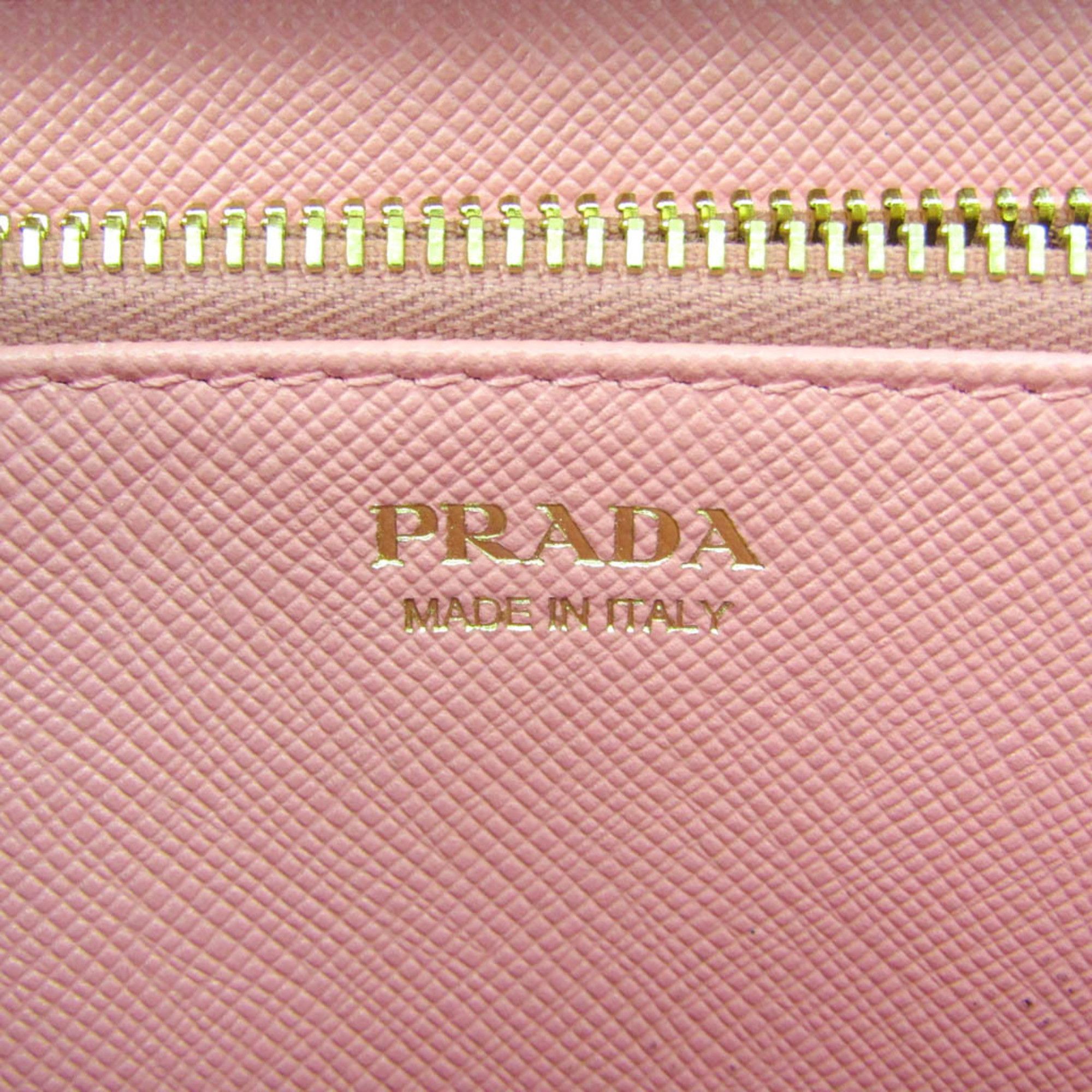 Prada Ribbon Pink Leather Wallet (Pre-Owned) Size ONE SIZE - 6 Thumbnail