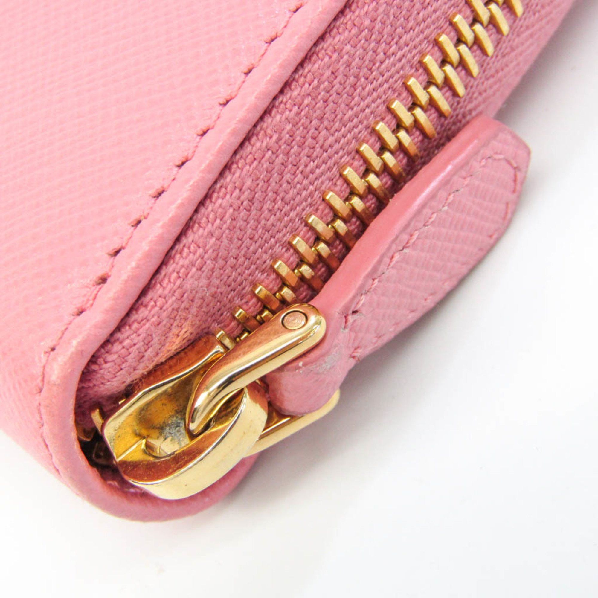 Prada Ribbon Pink Leather Wallet (Pre-Owned) Size ONE SIZE - 7 Thumbnail