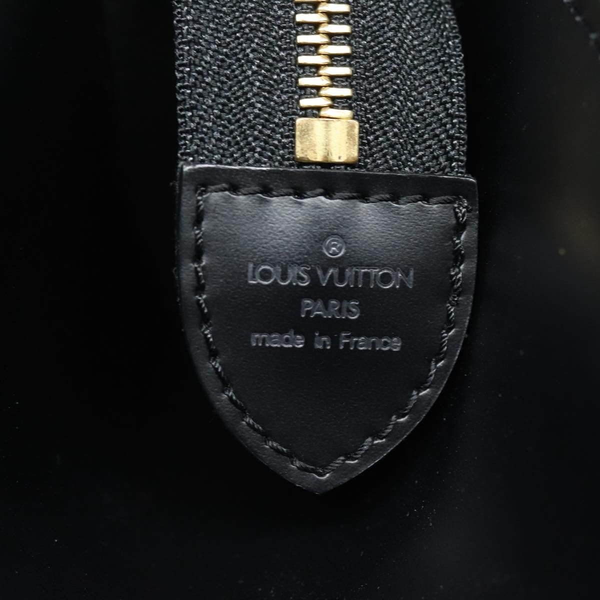 Louis Vuitton Riviera Black Leather Handbag (Pre-Owned) Size ONE SIZE - 9 Thumbnail