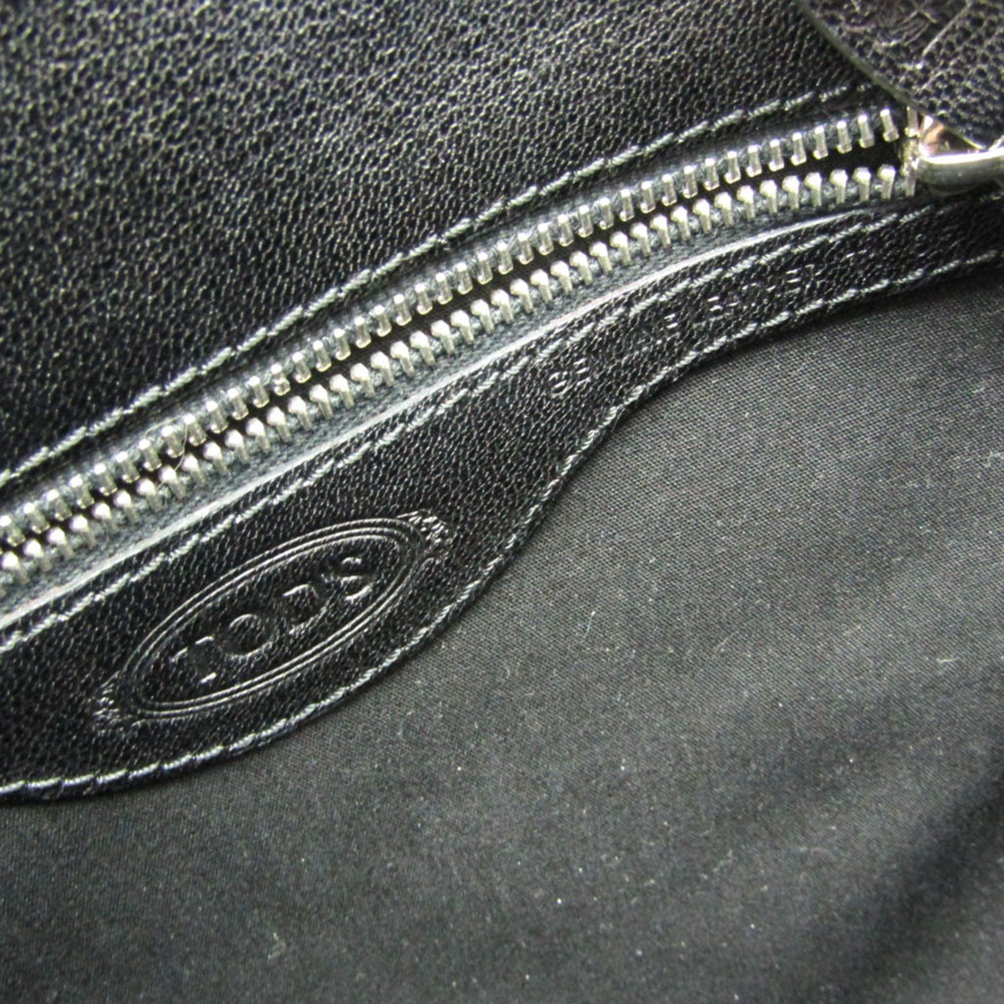 Tod's Black Leather Shopper Bag (Pre-Owned) Size ONE SIZE - 4 Thumbnail