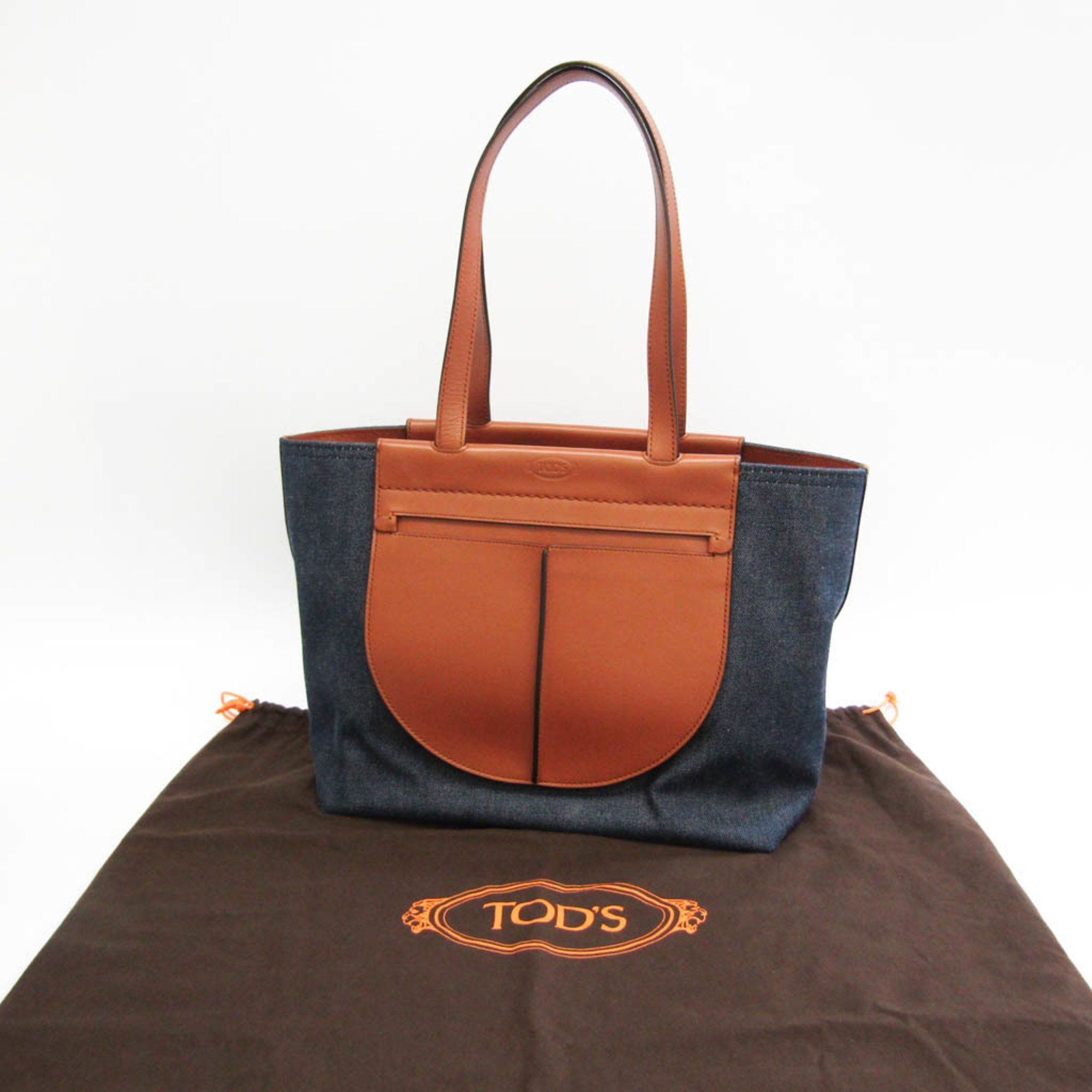 Tod's Brown Leather Handbag (Pre-Owned) Size ONE SIZE - 7 Thumbnail