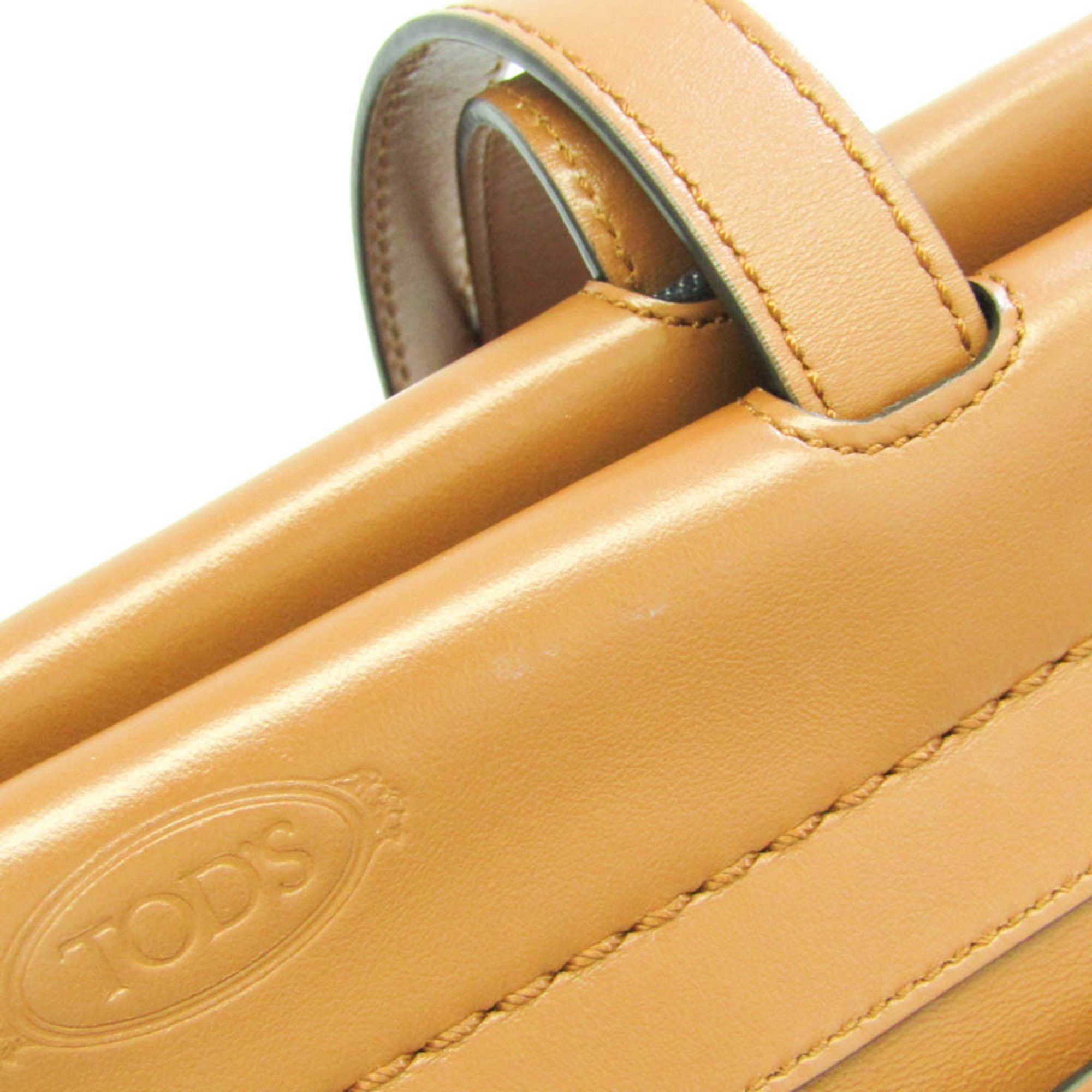 Tod's Brown Leather Handbag (Pre-Owned) Size ONE SIZE - 9 Thumbnail