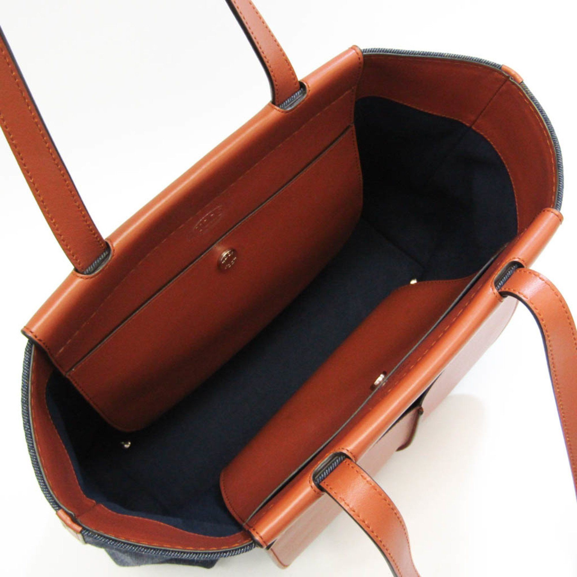 Tod's Brown Leather Handbag (Pre-Owned) Size ONE SIZE - 4 Thumbnail