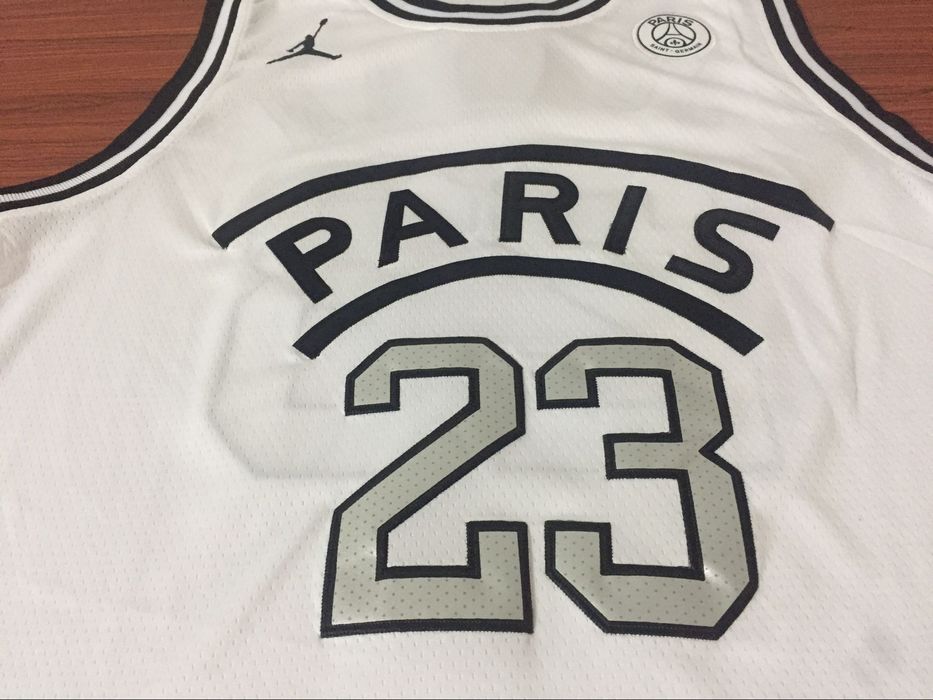 Jordan Brand PSG x Jordan White Basketball Jersey Grailed