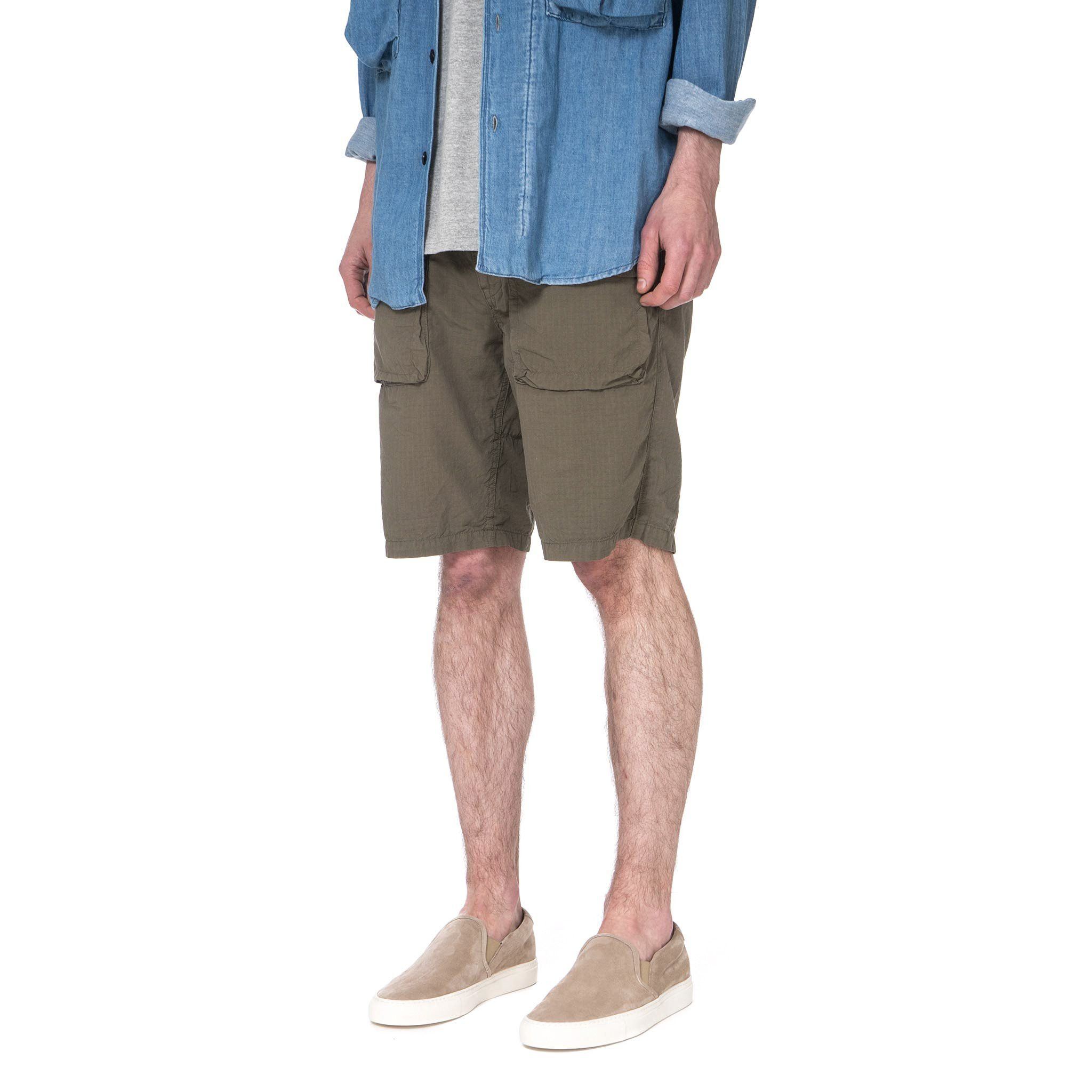 Nonnative Olive Trooper shorts cotton ripstop overdyed size 1 Size US 30 / EU 46 - 1 Thumbnail