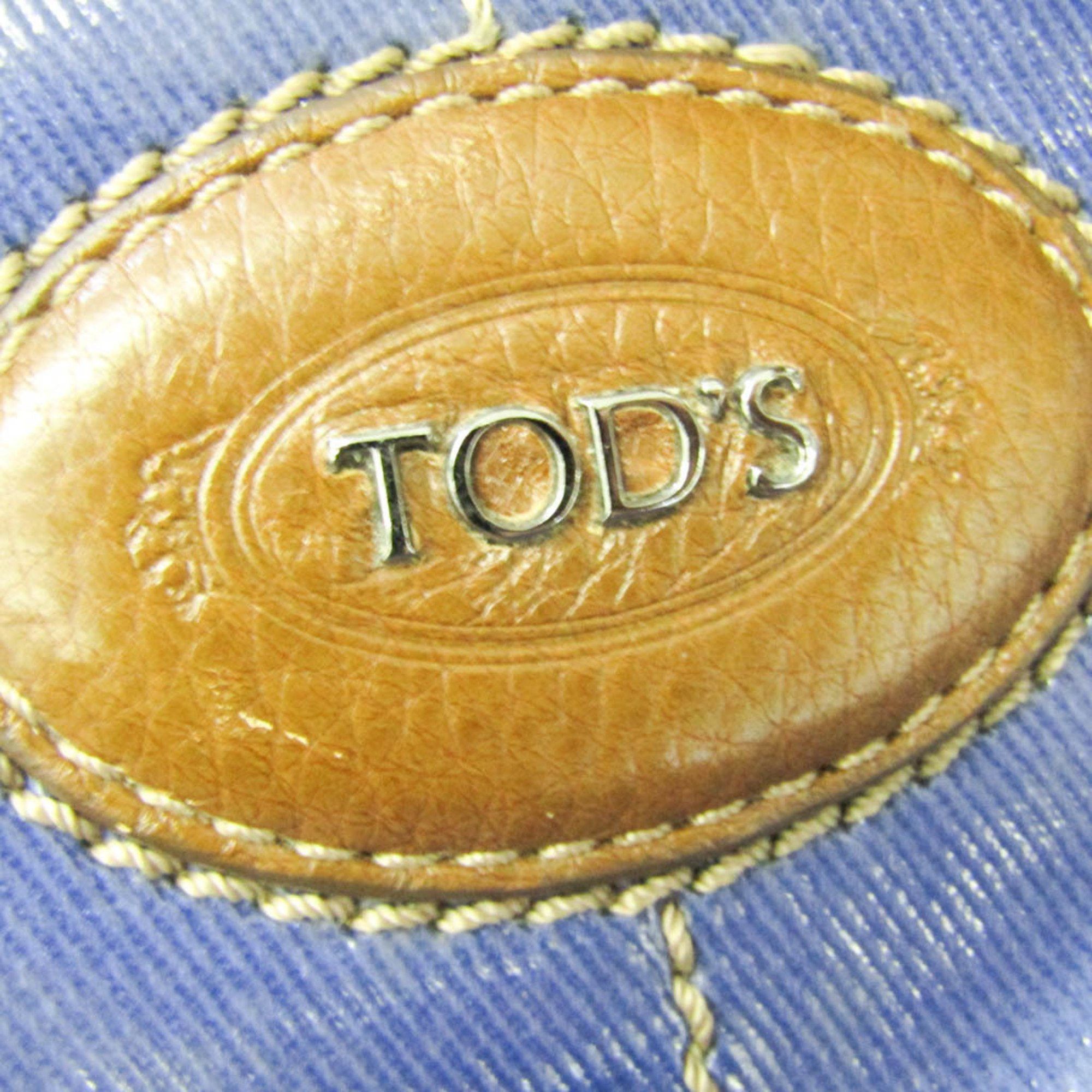 Tod's Blue Leather Shoulder Bag (Pre-Owned) Size ONE SIZE - 13 Thumbnail