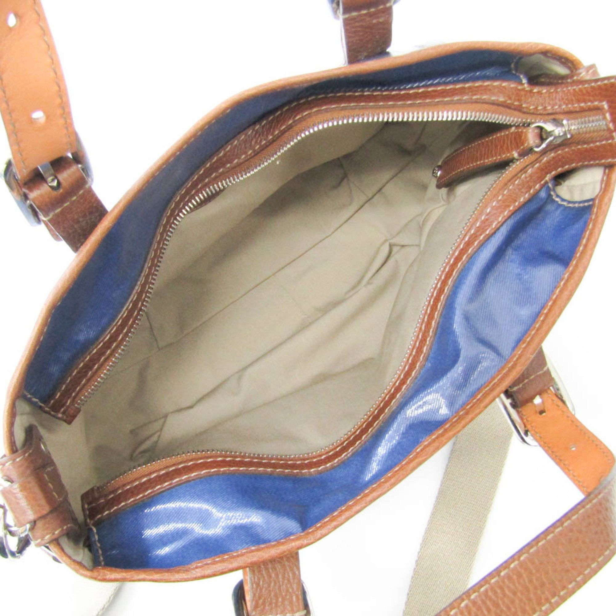 Tod's Blue Leather Shoulder Bag (Pre-Owned) Size ONE SIZE - 3 Thumbnail