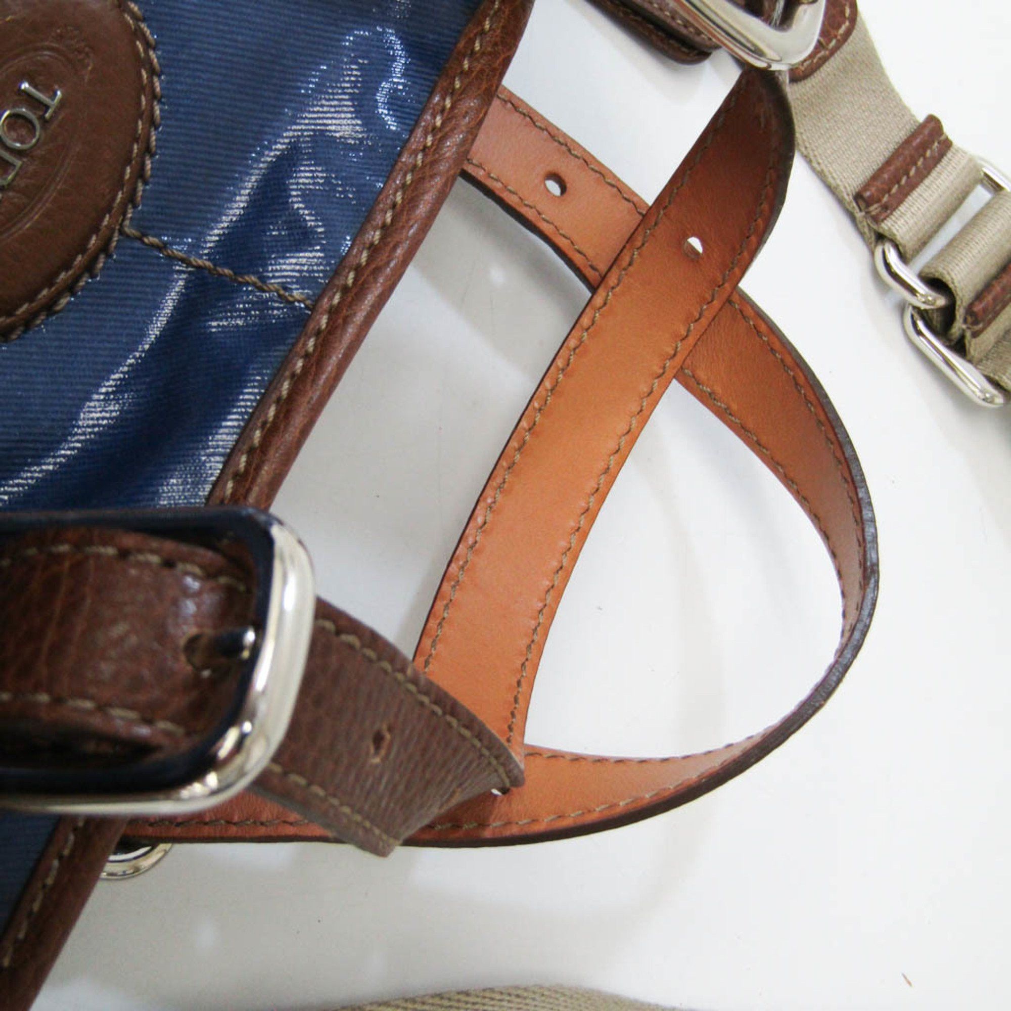 Tod's Blue Leather Shoulder Bag (Pre-Owned) Size ONE SIZE - 14 Thumbnail