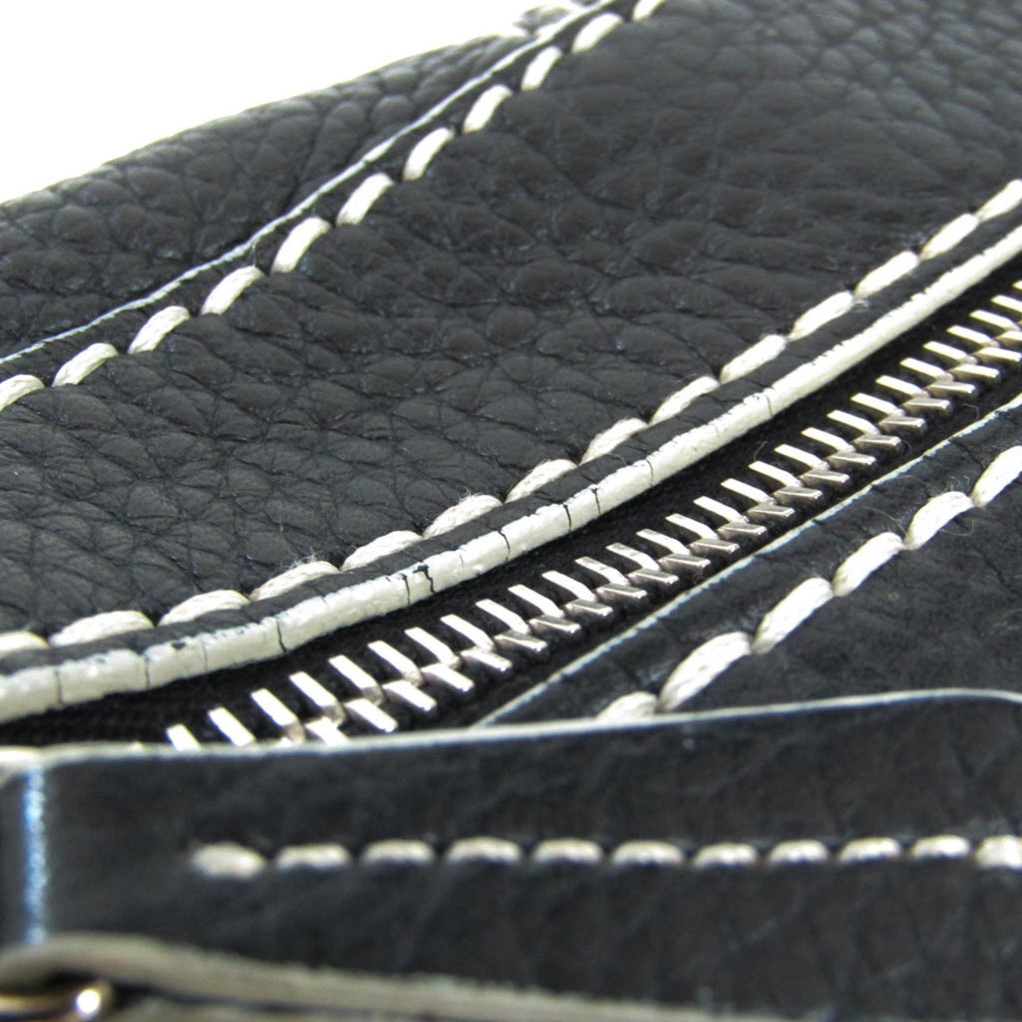 Tod's Black Leather Shoulder Bag (Pre-Owned) Size ONE SIZE - 10 Thumbnail