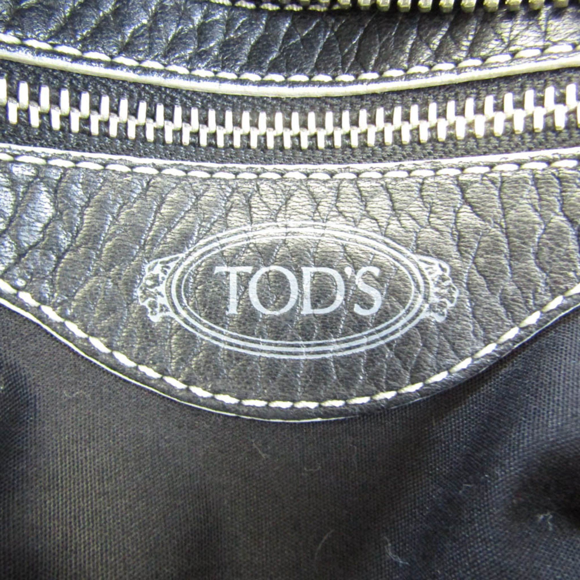 Tod's Black Leather Shoulder Bag (Pre-Owned) Size ONE SIZE - 9 Thumbnail