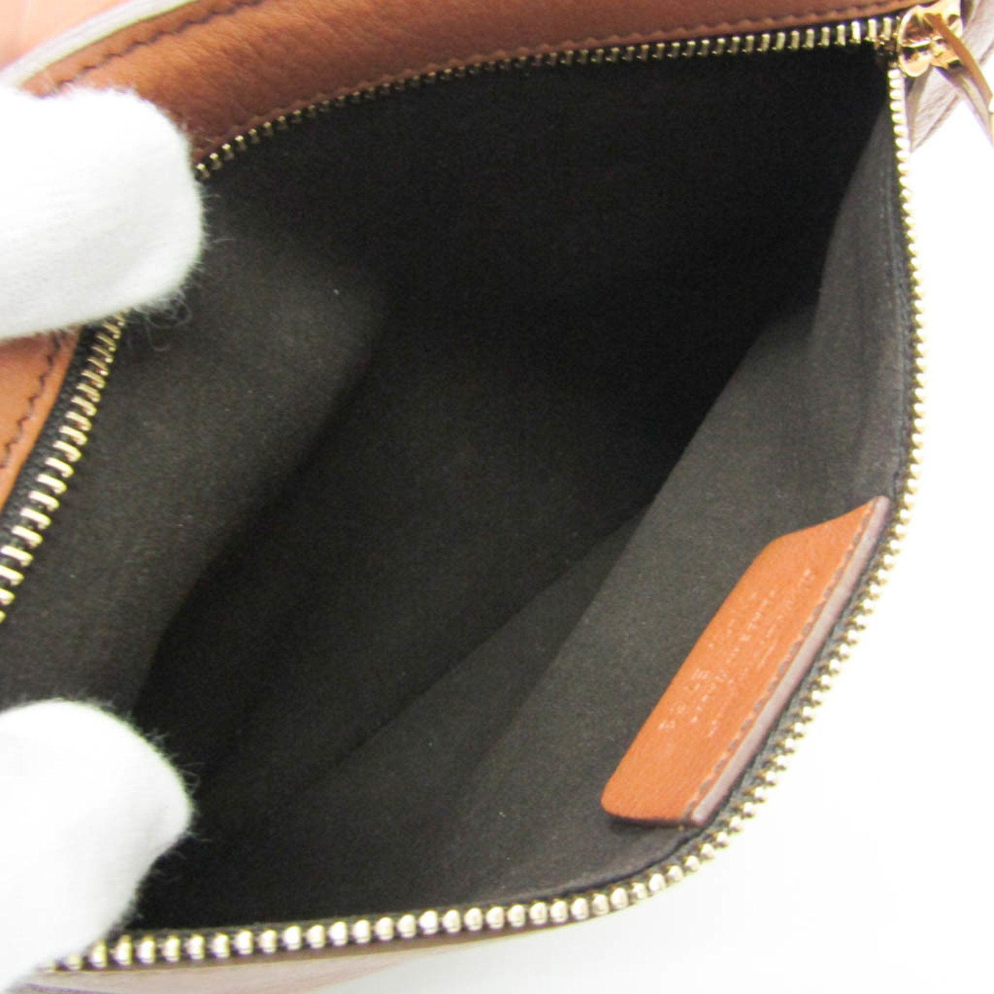 Salvatore Ferragamo Gancini Brown Leather Tote Bag (Pre-Owned) Size ONE SIZE - 14 Thumbnail