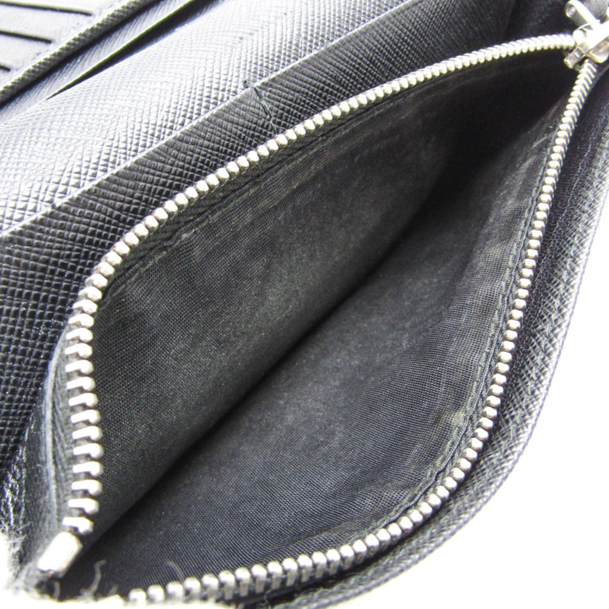Prada Black Leather Wallet (Pre-Owned) Size ONE SIZE - 9 Thumbnail