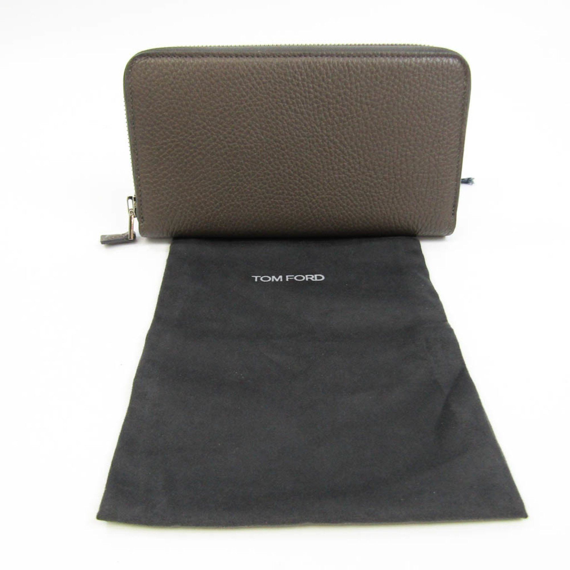 Tom Ford Grey Leather Wallet (Pre-Owned) Size ONE SIZE - 4 Thumbnail