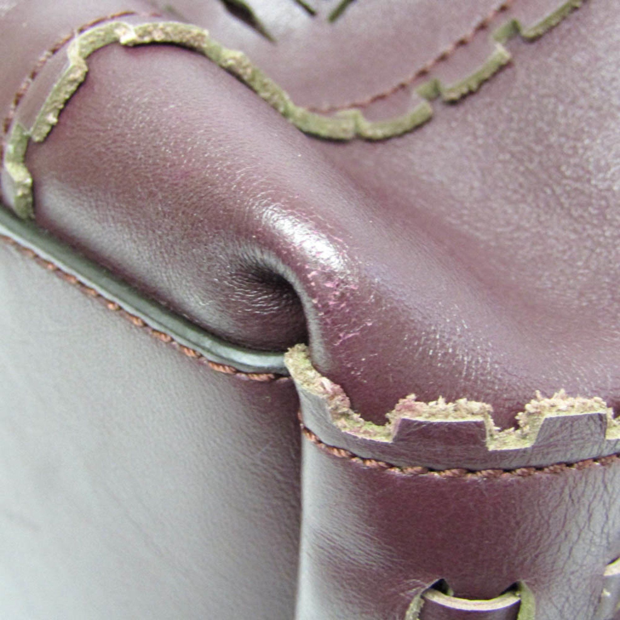 Tod's - Purple Leather Handbag (Pre-Owned) Size ONE SIZE - 9 Thumbnail