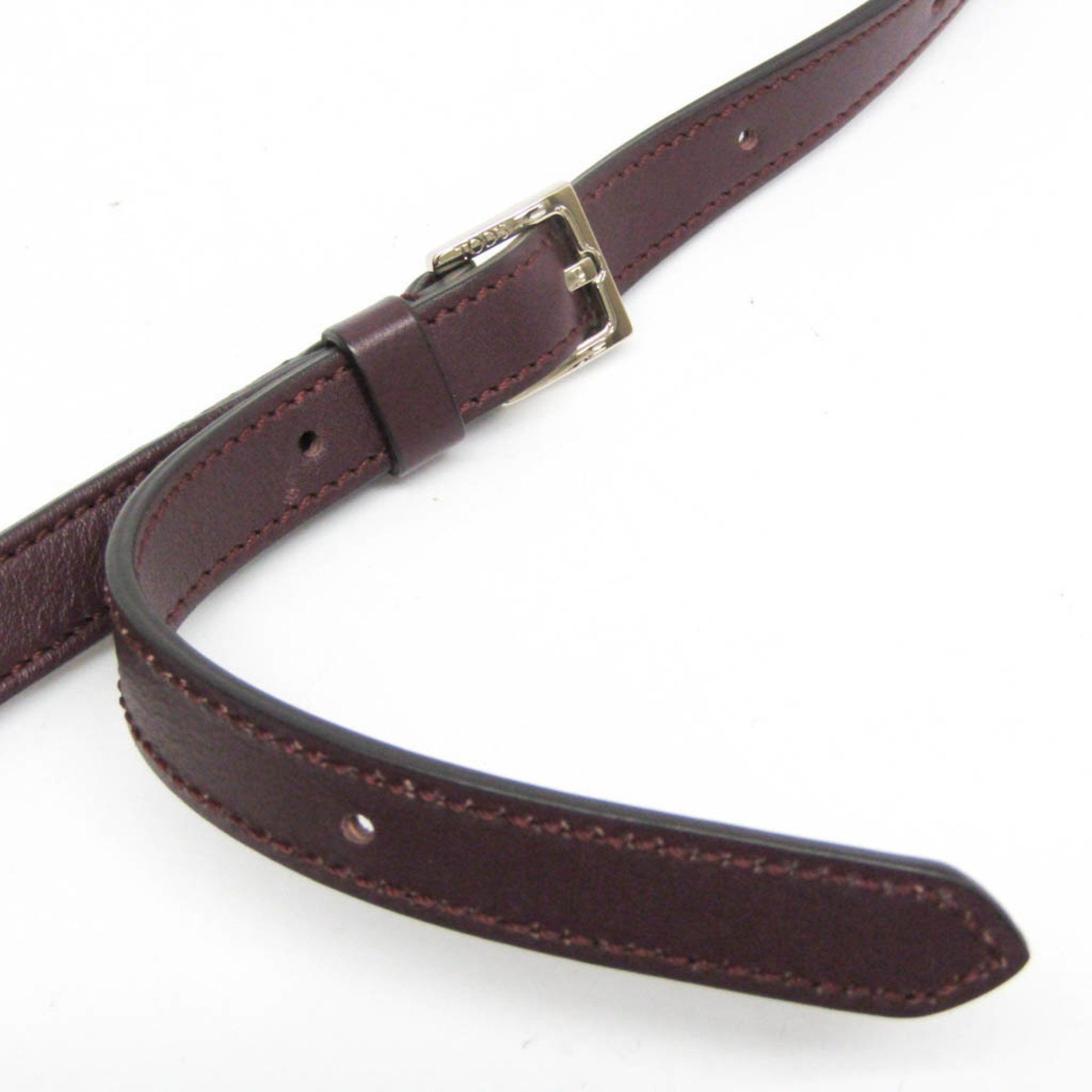 Tod's - Purple Leather Handbag (Pre-Owned) Size ONE SIZE - 13 Thumbnail
