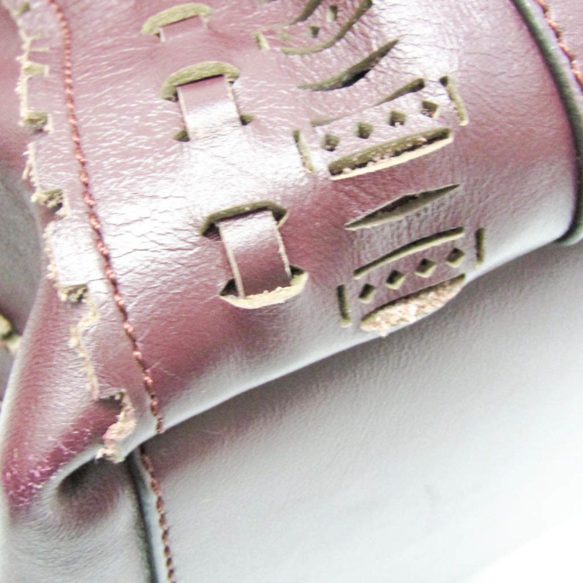 Tod's - Purple Leather Handbag (Pre-Owned) Size ONE SIZE - 11 Thumbnail