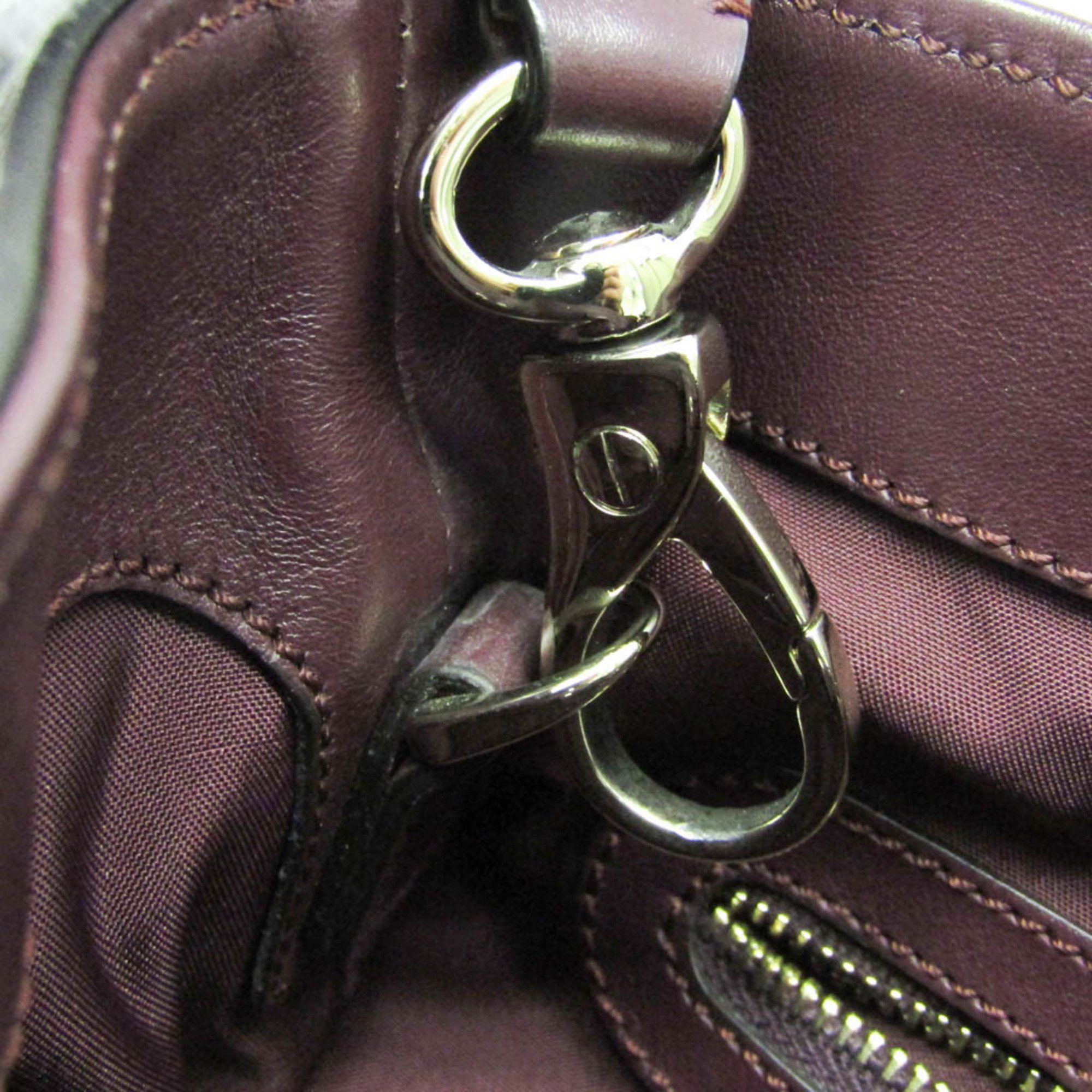 Tod's - Purple Leather Handbag (Pre-Owned) Size ONE SIZE - 15 Thumbnail