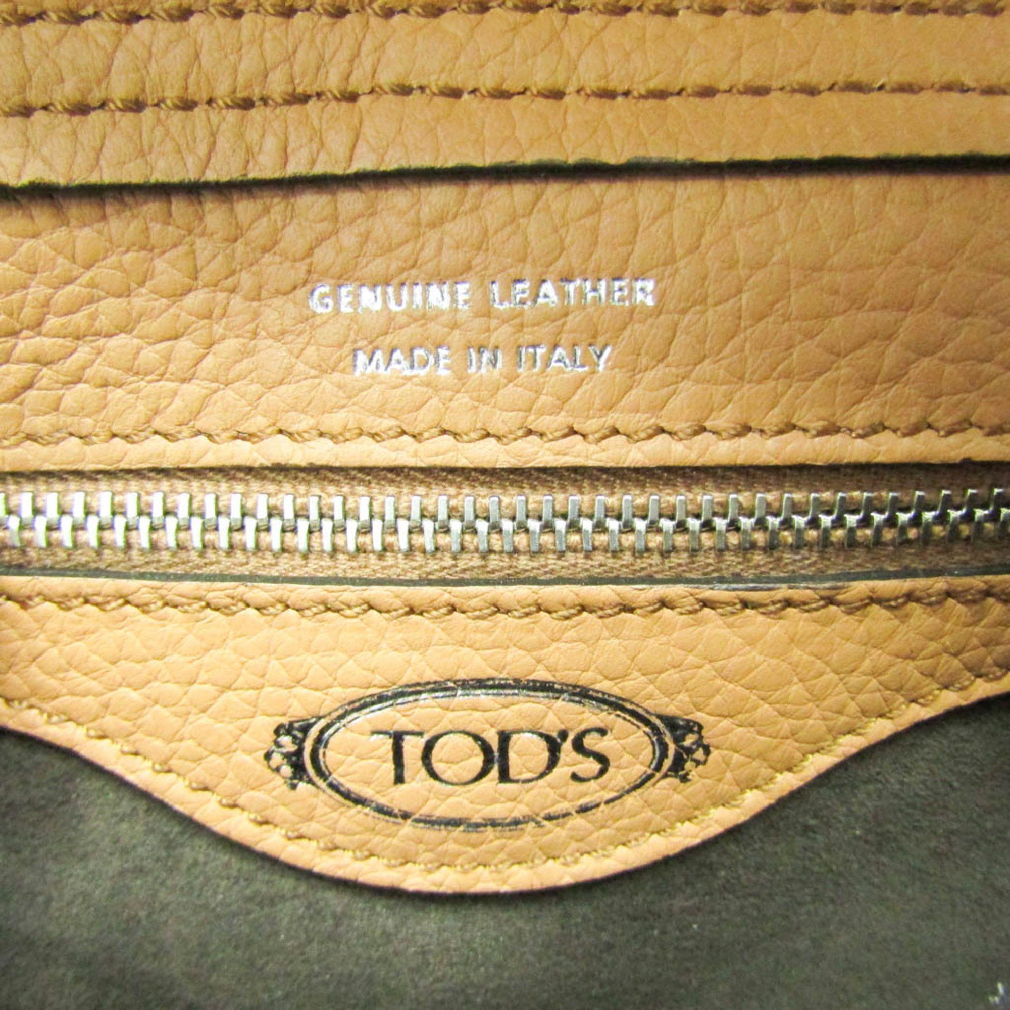 Tod's Wave Camel Leather Backpack Bag (Pre-Owned) Size ONE SIZE - 7 Thumbnail
