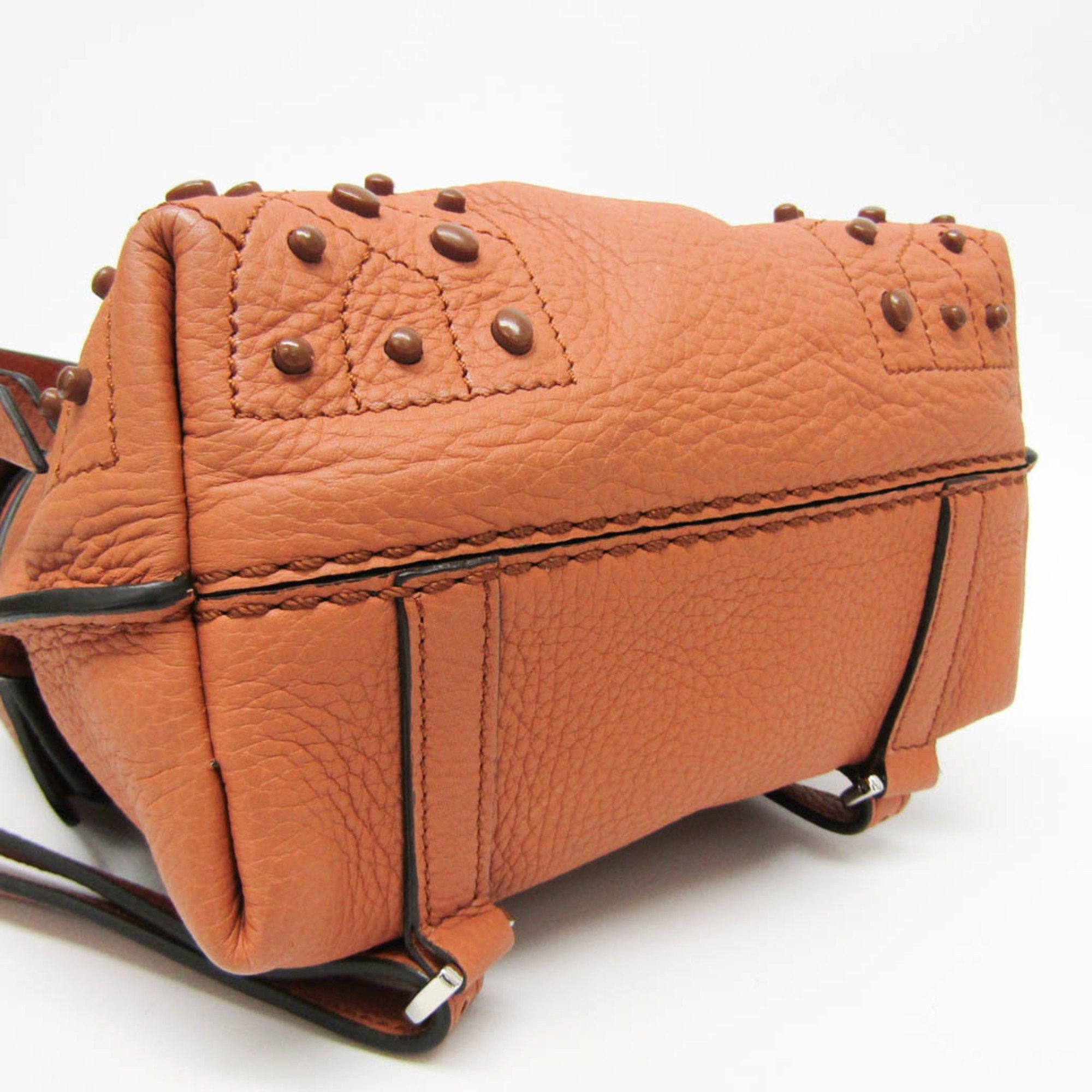 Tod's Wave Camel Leather Backpack Bag (Pre-Owned) Size ONE SIZE - 3 Thumbnail