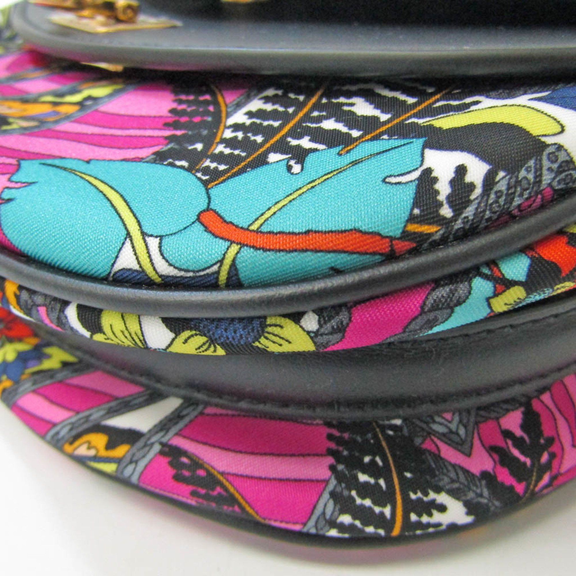 Salvatore Ferragamo Gancini Multicolour Leather Shoulder Bag (Pre-Owned) Size ONE SIZE - 8 Thumbnail