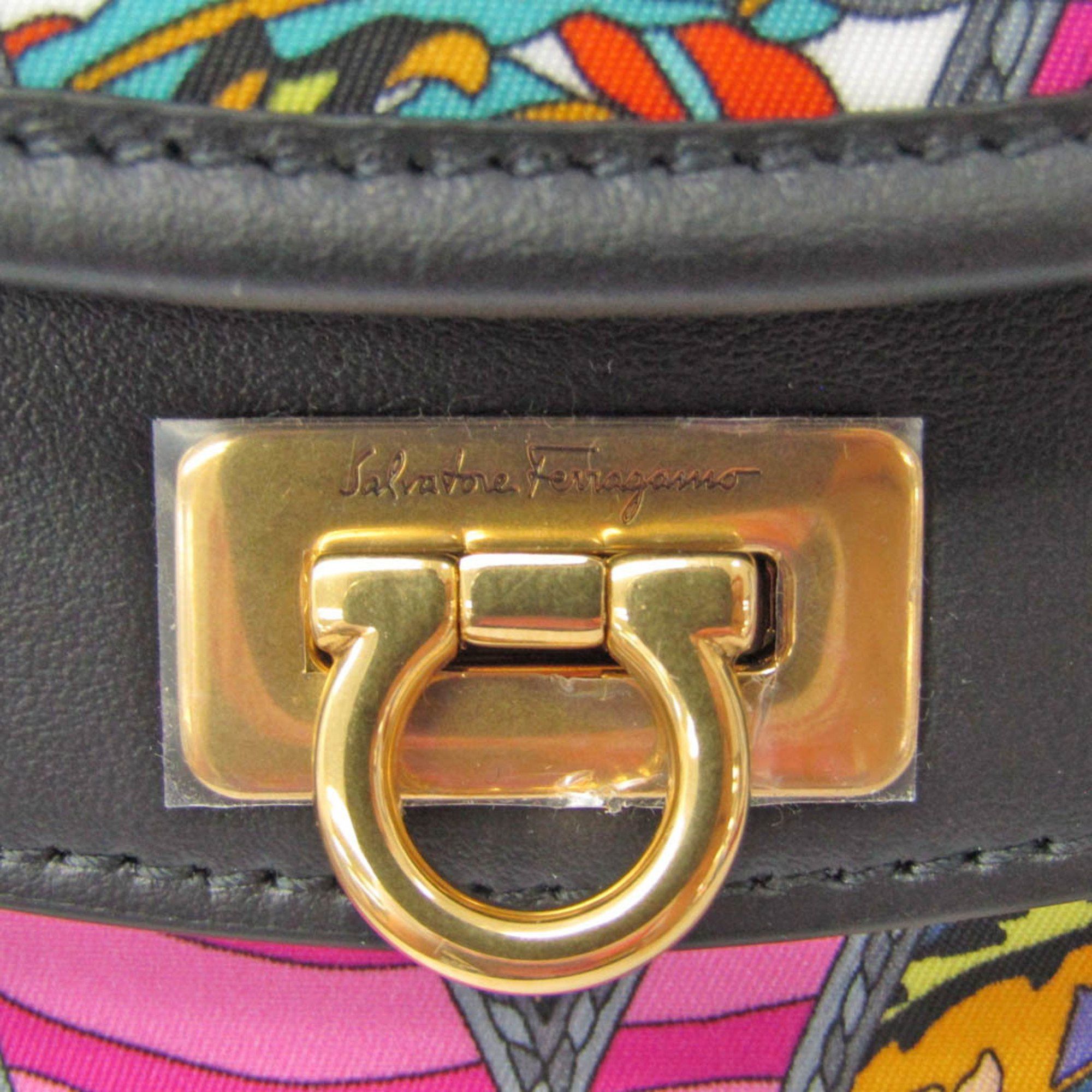 Salvatore Ferragamo Gancini Multicolour Leather Shoulder Bag (Pre-Owned) Size ONE SIZE - 10 Thumbnail