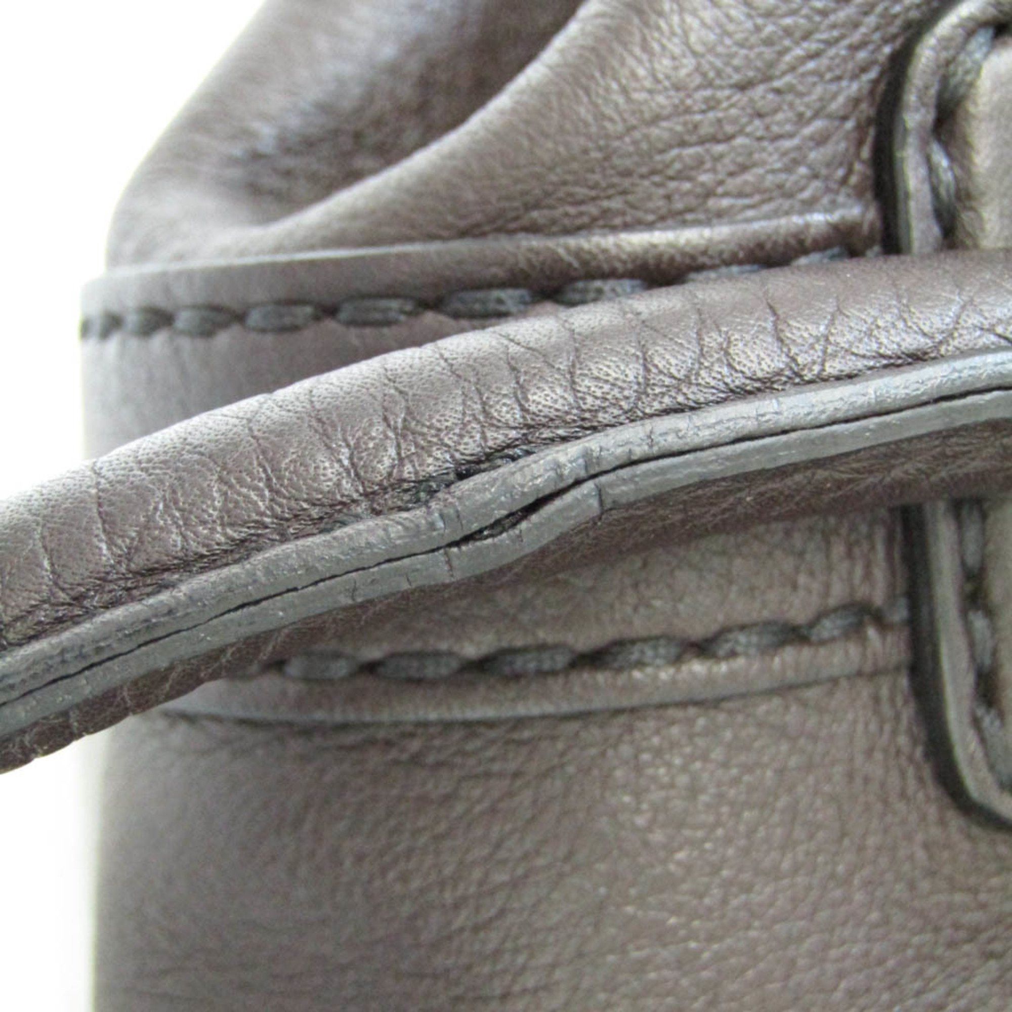Tod's Brown Leather Handbag (Pre-Owned) Size ONE SIZE - 13 Thumbnail