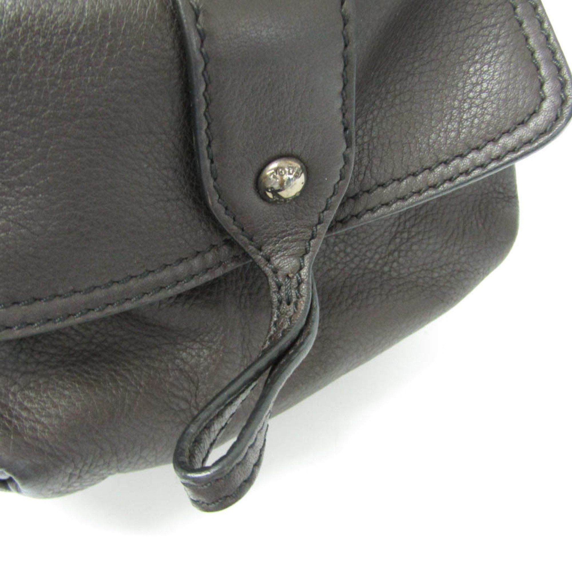 Tod's Brown Leather Handbag (Pre-Owned) Size ONE SIZE - 10 Thumbnail