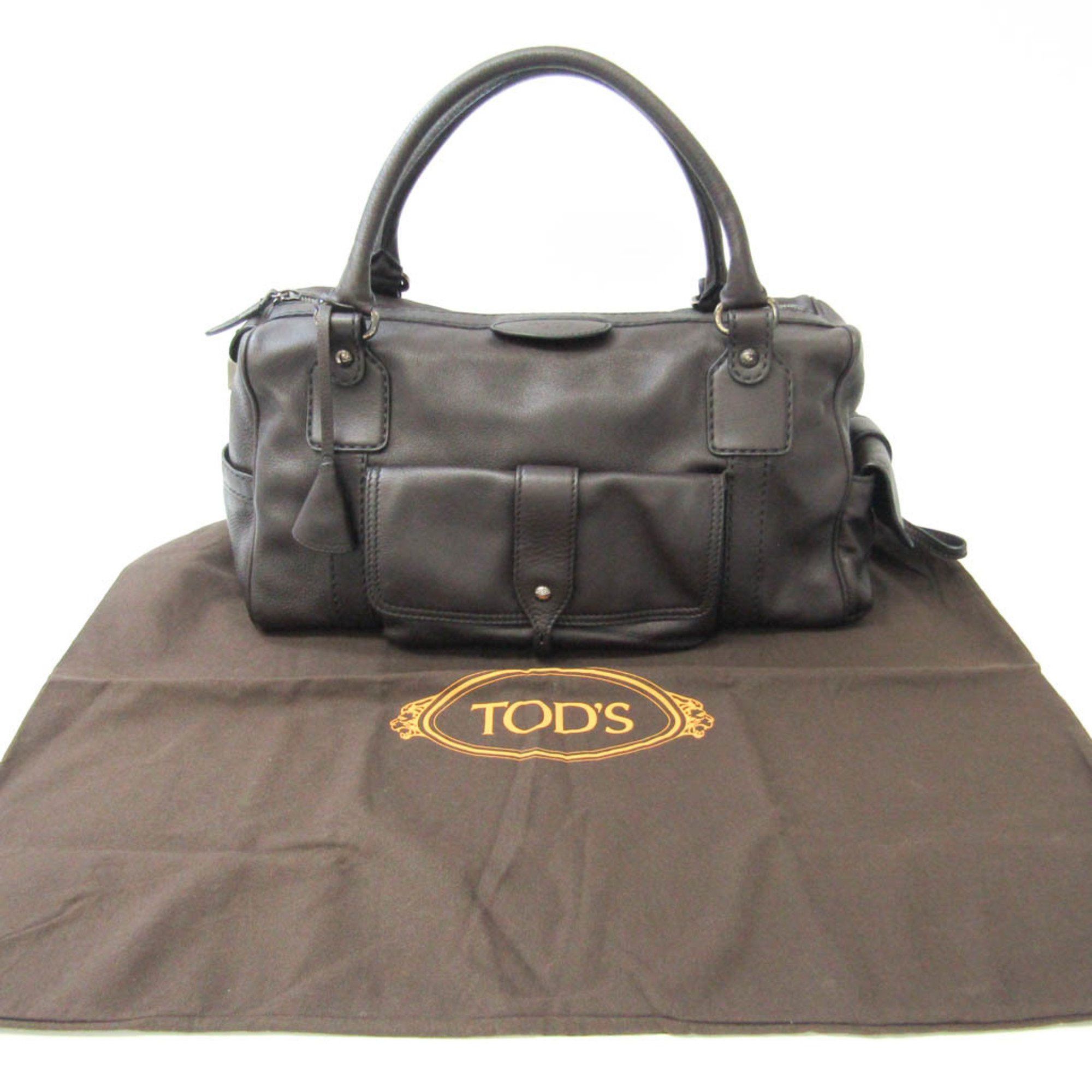 Tod's Brown Leather Handbag (Pre-Owned) Size ONE SIZE - 8 Thumbnail