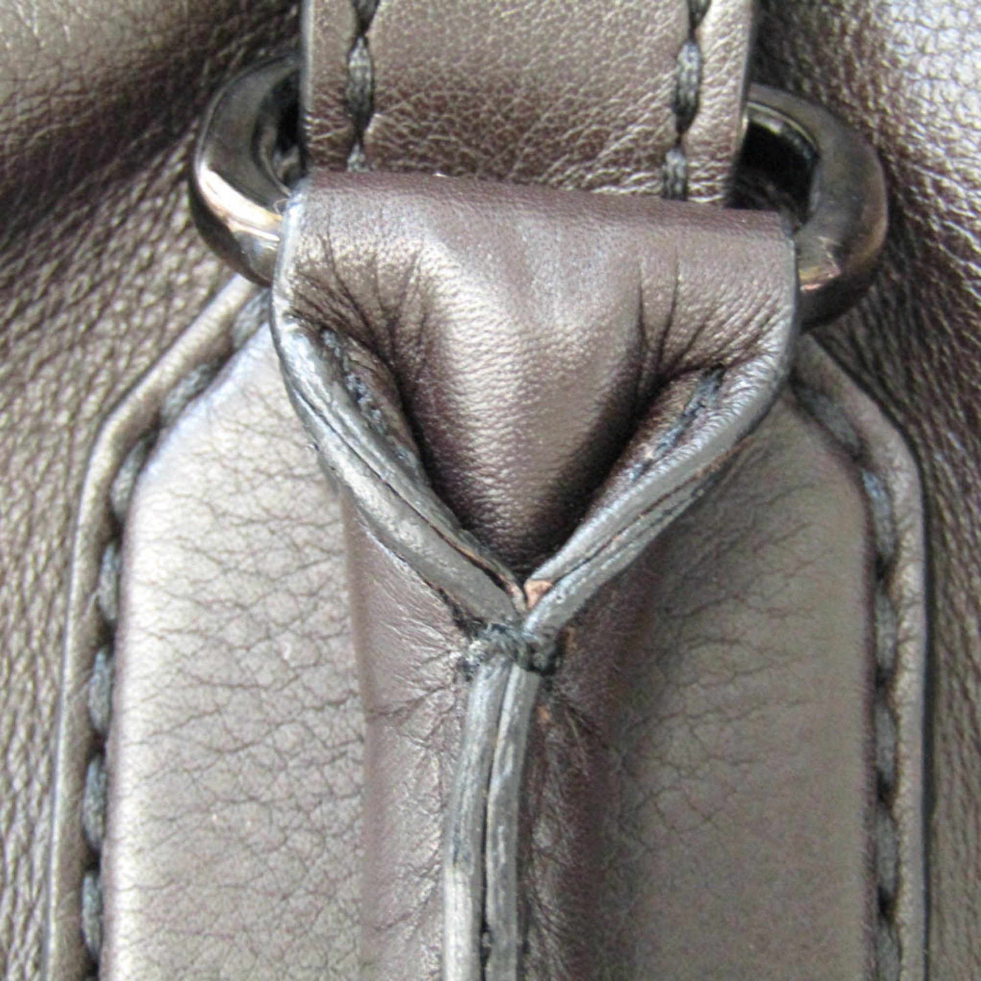 Tod's Brown Leather Handbag (Pre-Owned) Size ONE SIZE - 11 Thumbnail