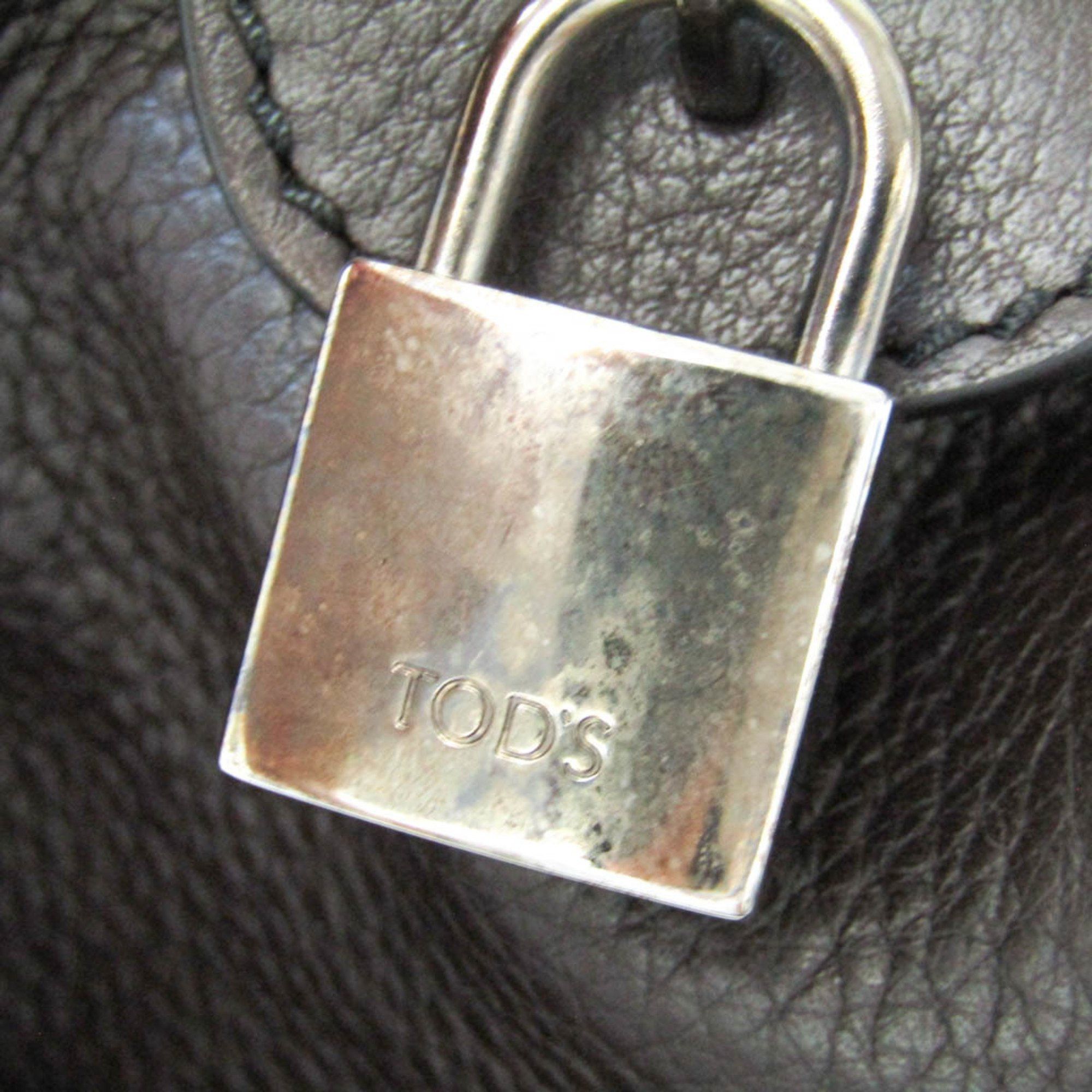 Tod's Brown Leather Handbag (Pre-Owned) Size ONE SIZE - 7 Thumbnail