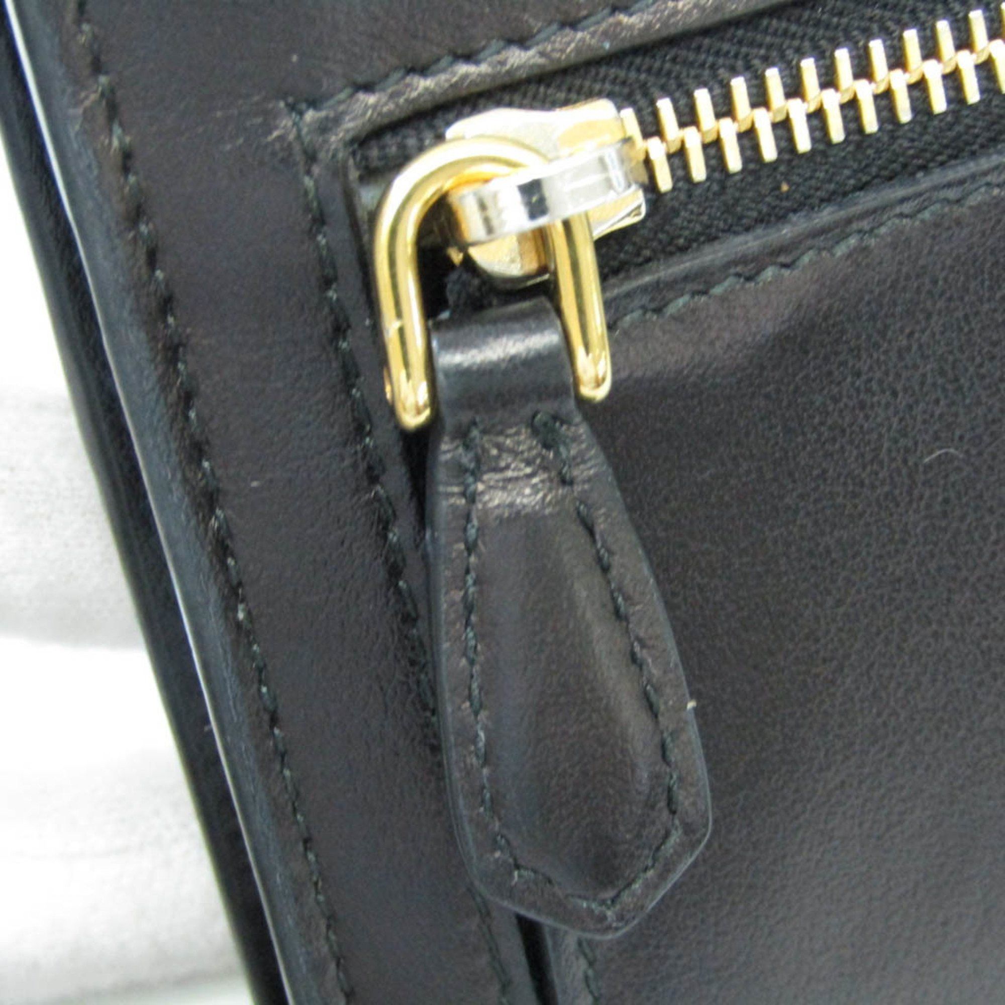 Prada Black Leather Wallet (Pre-Owned) Size ONE SIZE - 8 Thumbnail