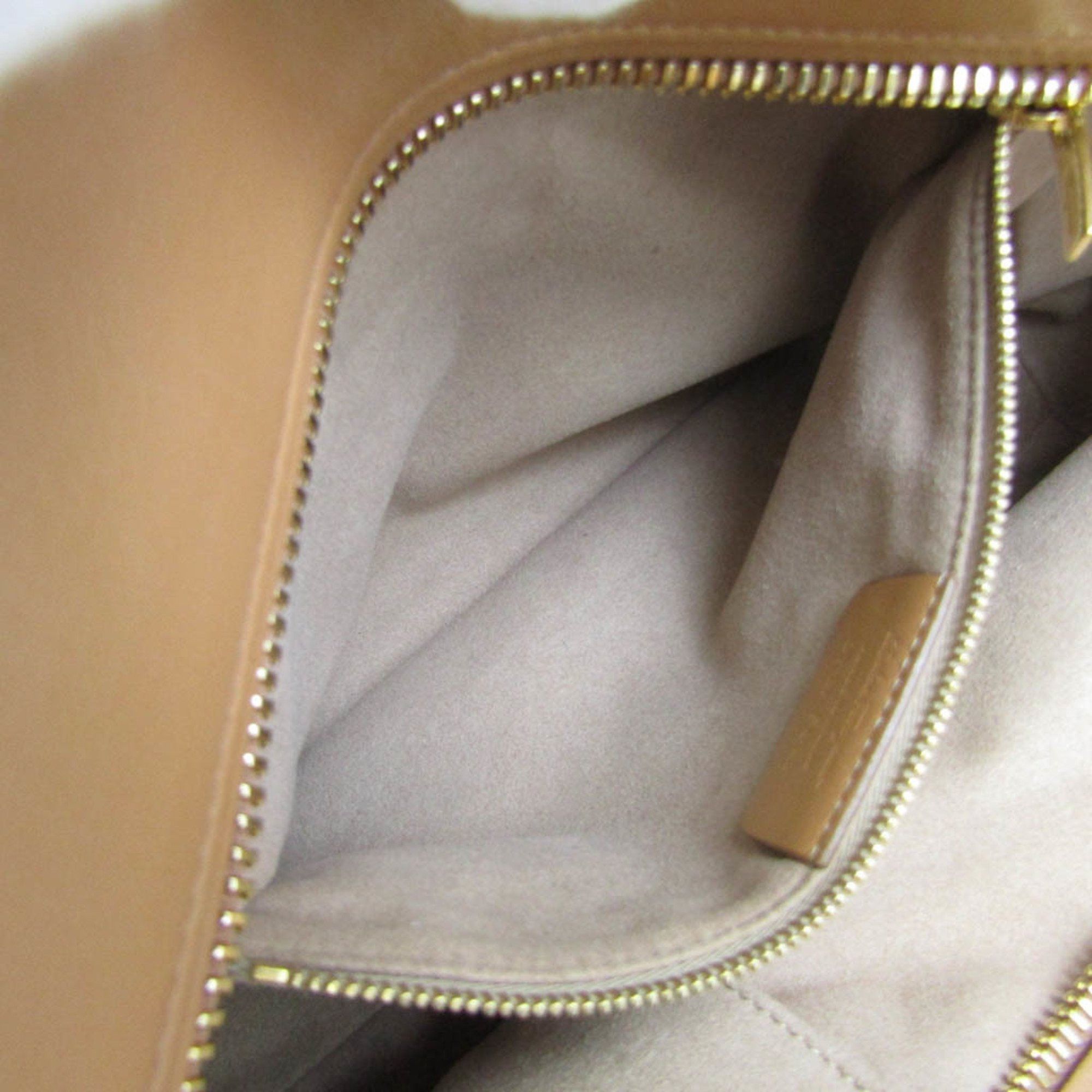 Salvatore Ferragamo Camel Leather Handbag (Pre-Owned) Size ONE SIZE - 9 Thumbnail