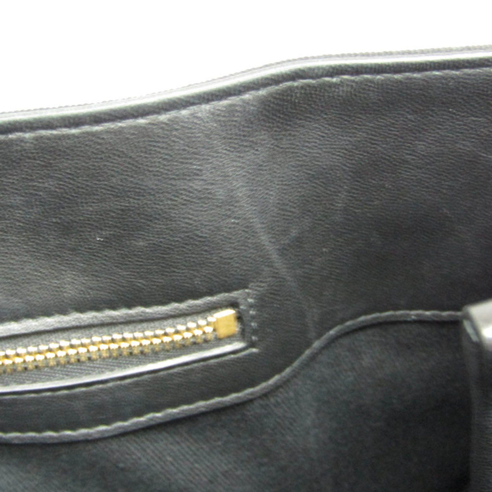 Salvatore Ferragamo Black Canvas Tote Bag (Pre-Owned) Size ONE SIZE - 15 Thumbnail