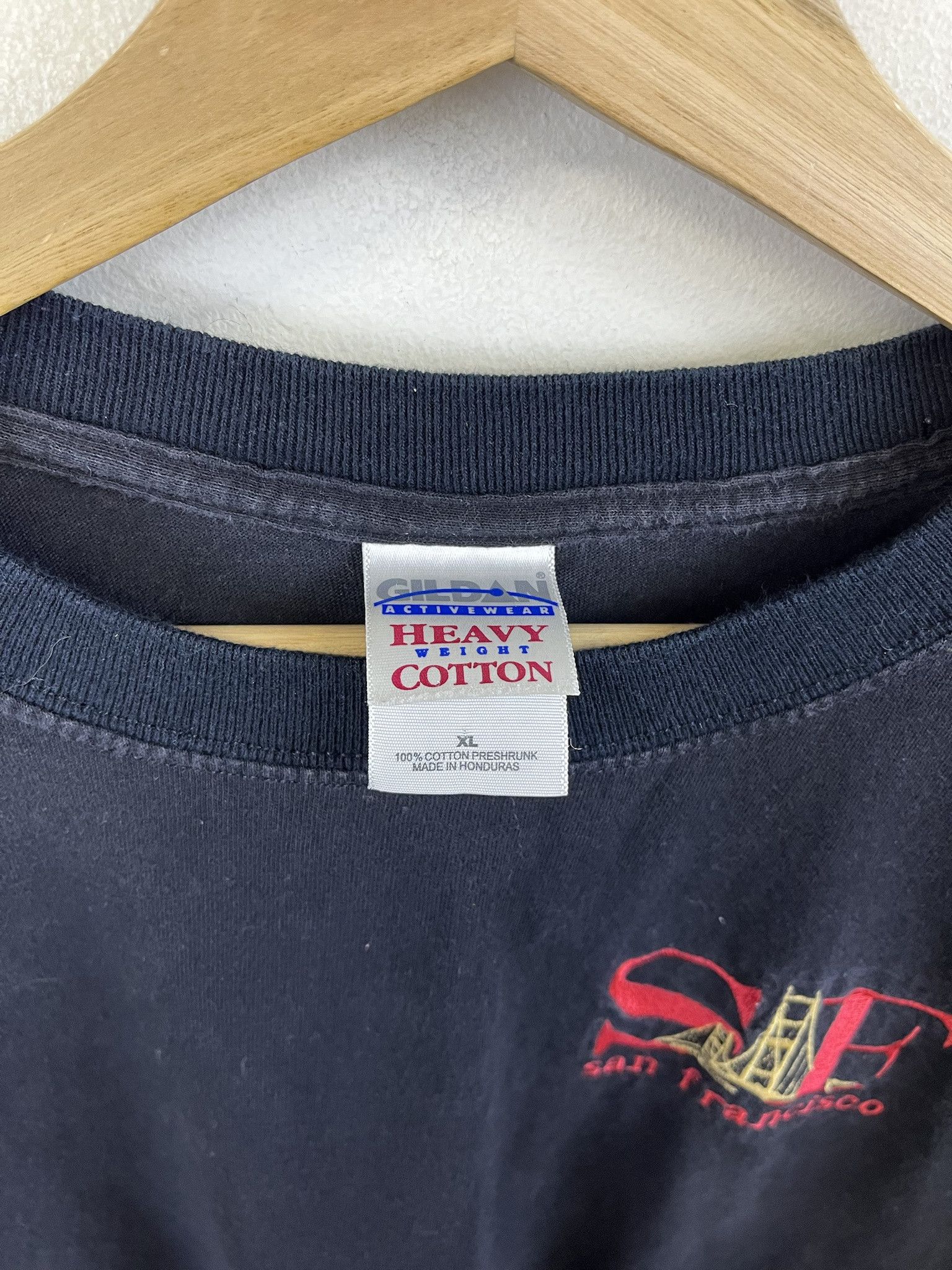 Vacation Vintage 1990s San Francisco Embroider Pocoet Tee Size XL Size US XL / EU 56 / 4 - 2 Thumbnail