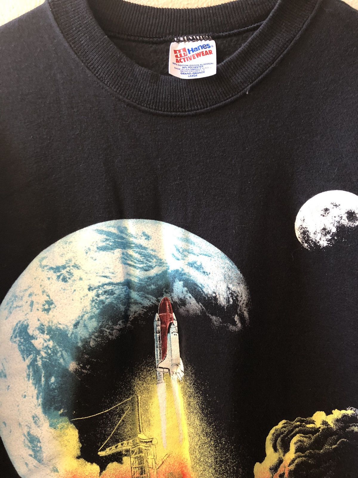 NASA Vintage 1989 Nasa Kennedy Space Center crewneck sweater Size US M / EU 48-50 / 2 - 4 Thumbnail