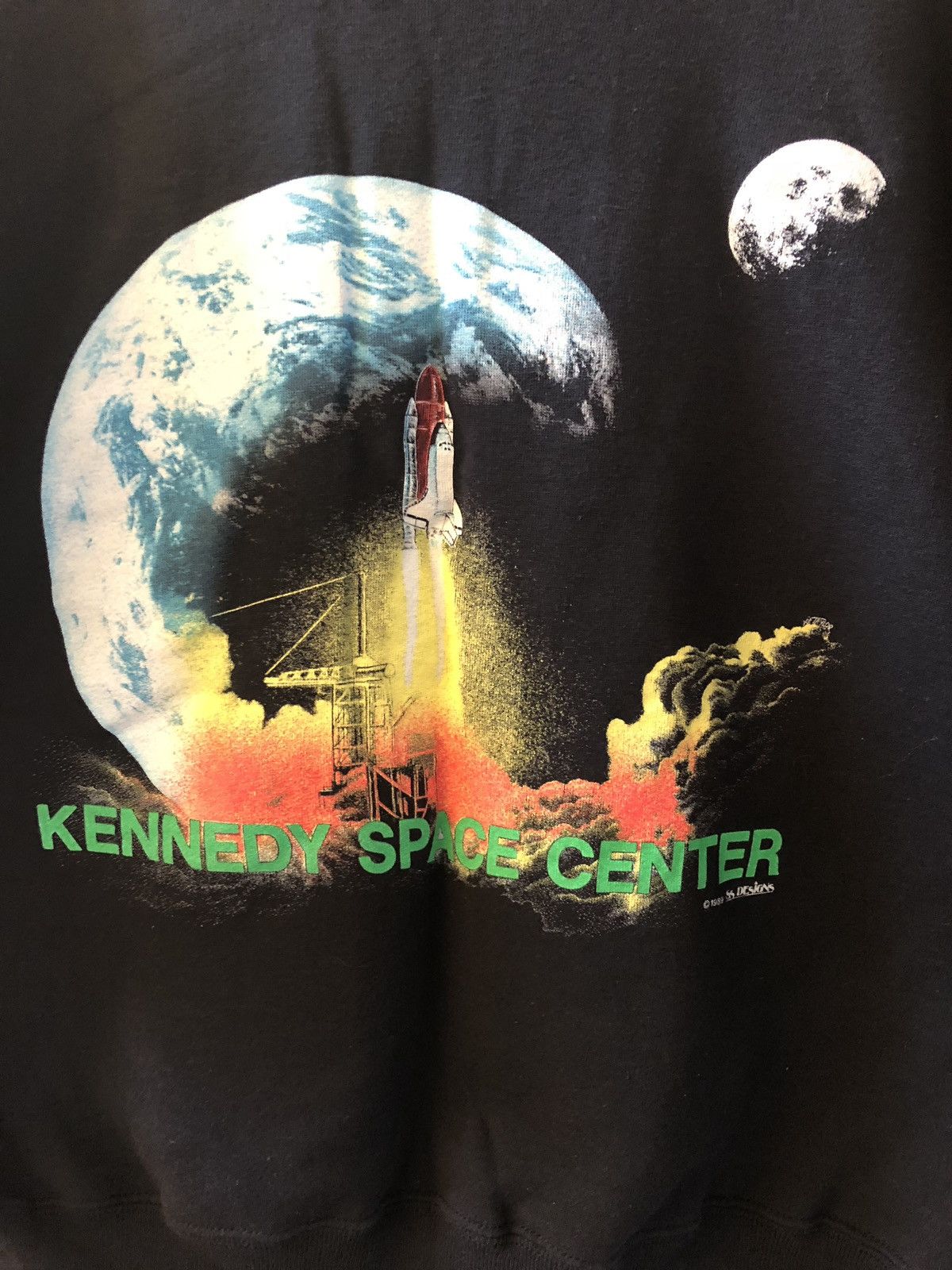 NASA Vintage 1989 Nasa Kennedy Space Center crewneck sweater Size US M / EU 48-50 / 2 - 2 Thumbnail