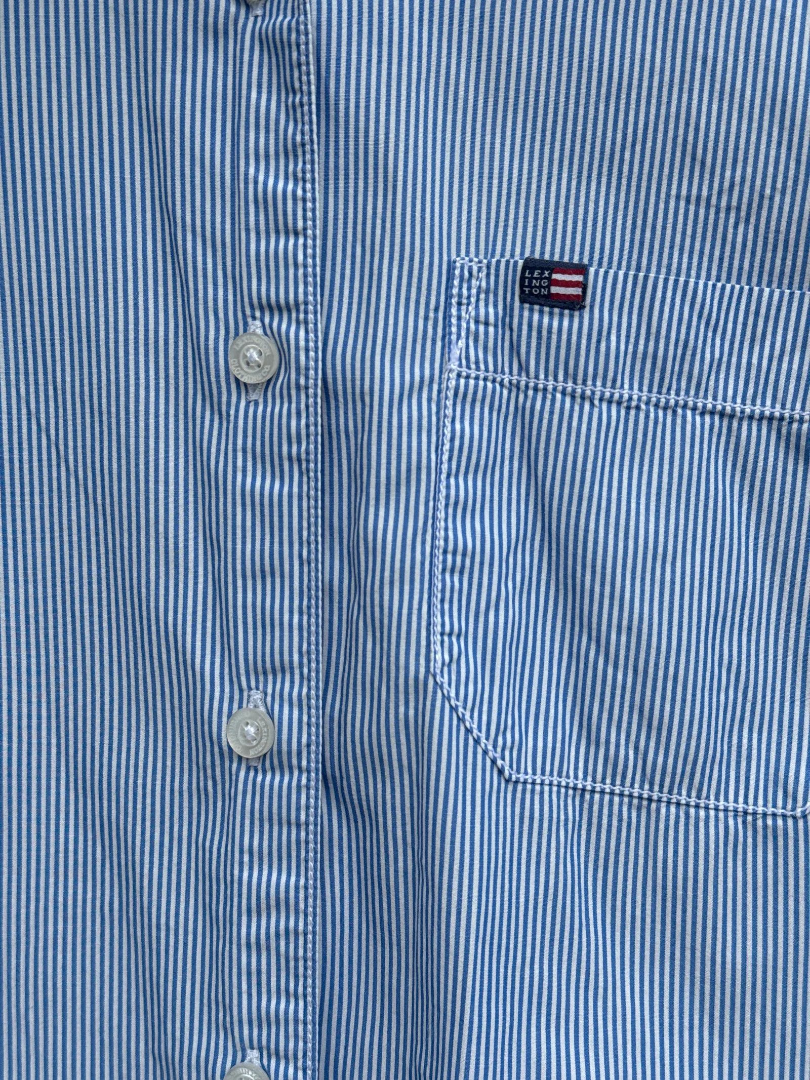 Other Lexington Klassisk blå-vitrandig skjorta Shirt Size XS / US 0-2 / IT 36-38 - 4 Thumbnail