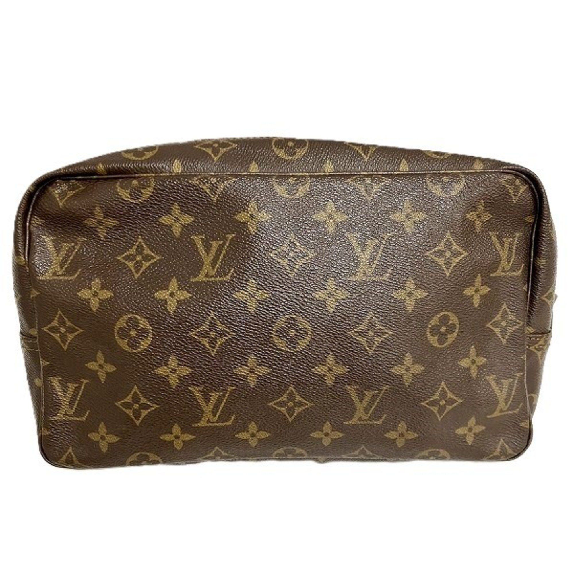 Louis Vuitton Trousse Toiletry Pouch Monogram 28 Brown Clutch store