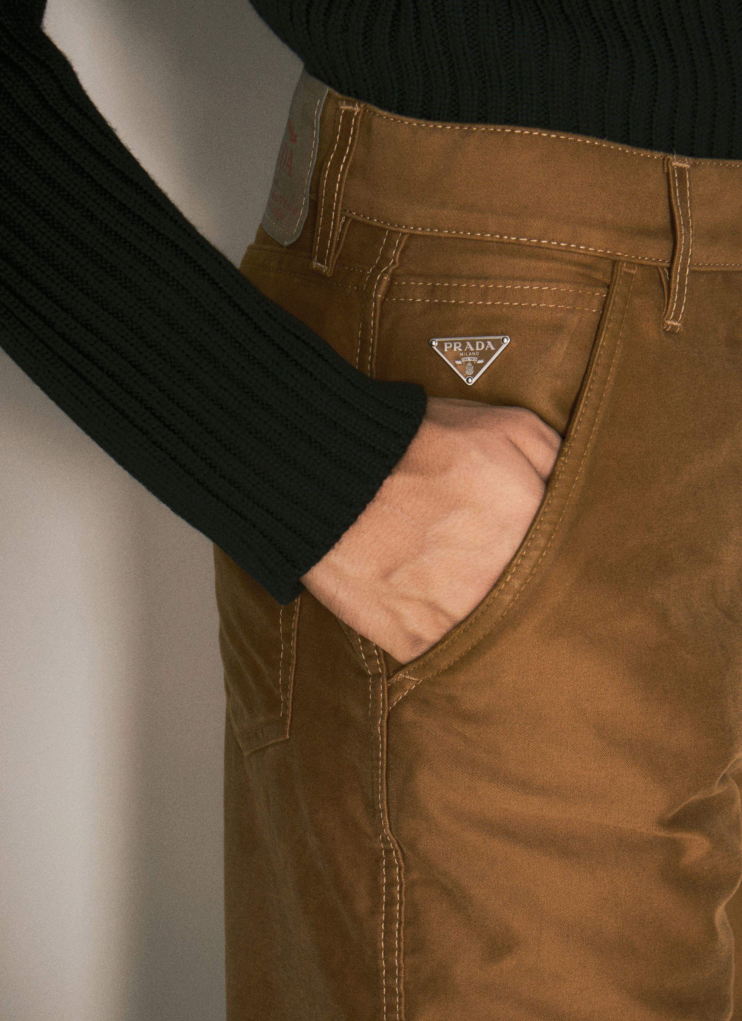 Prada Moleskin Cargo Pants Size US 34 / EU 50 - 6 Thumbnail