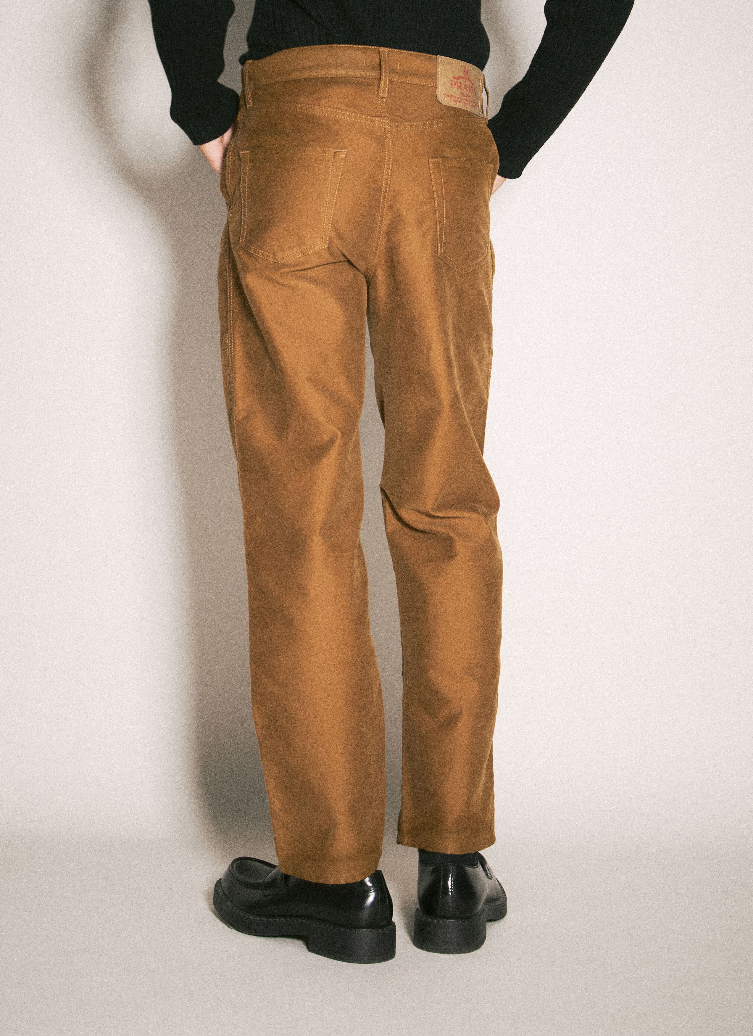 Prada Moleskin Cargo Pants Size US 34 / EU 50 - 5 Thumbnail